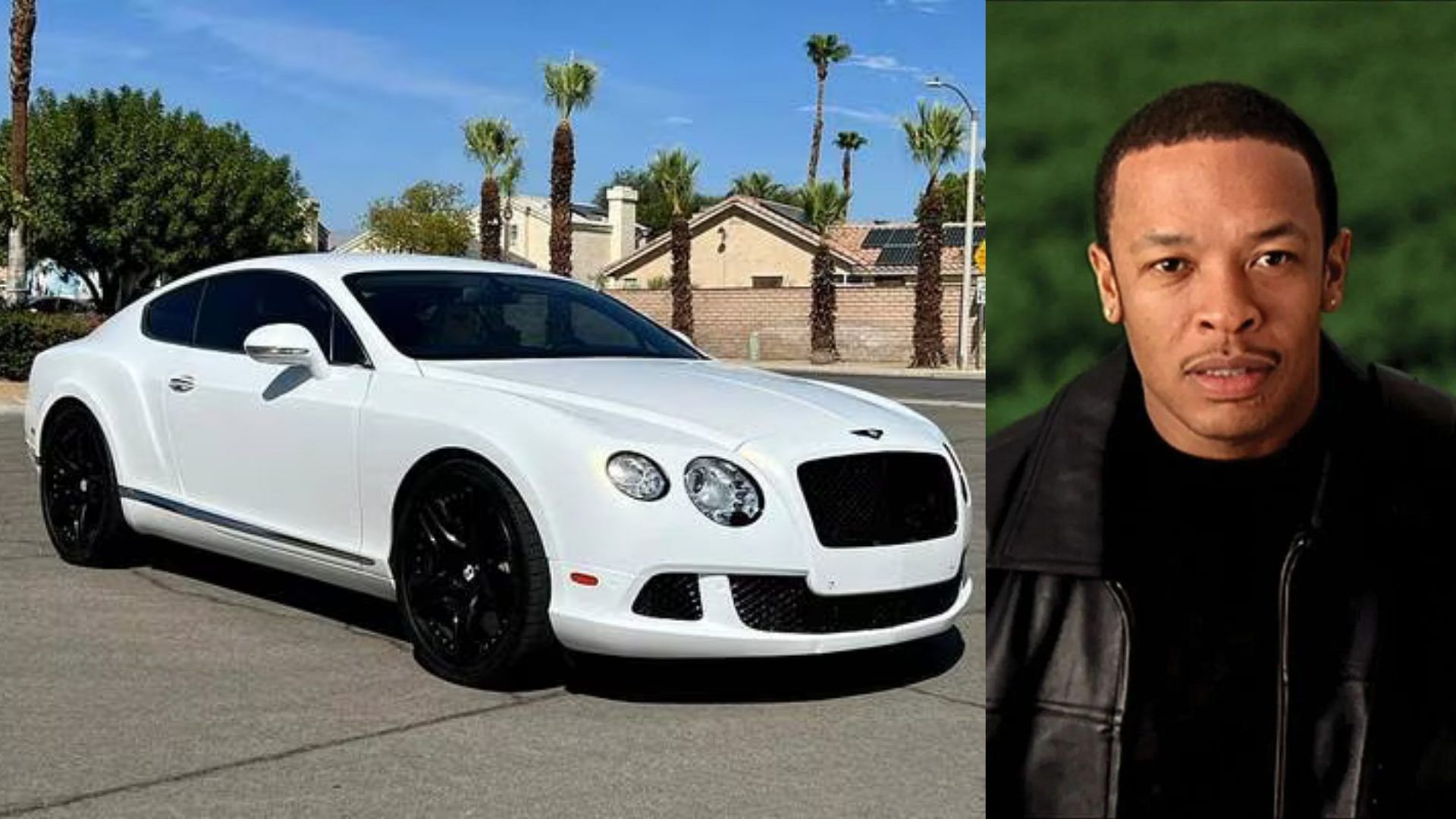 Dr Dre's White Bentley COntinental GT