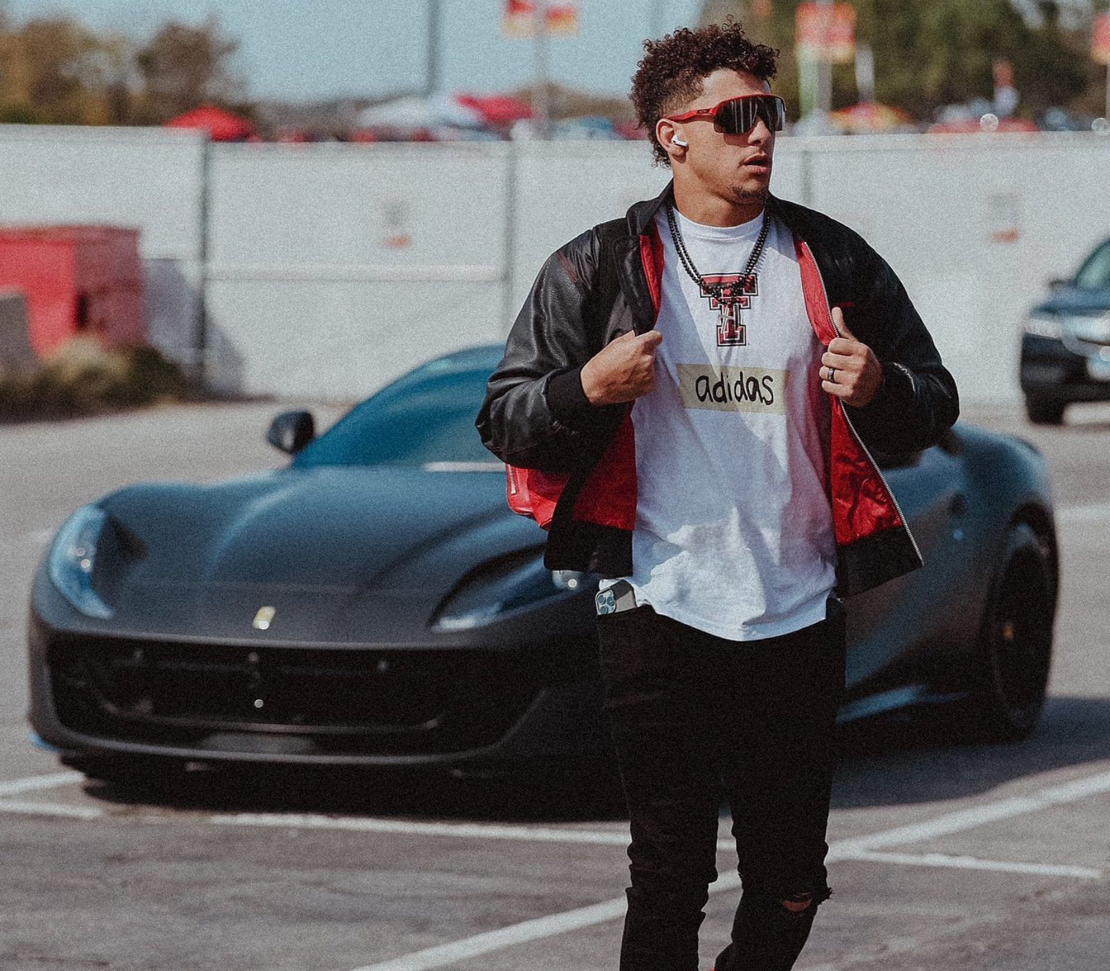 Patrick Mahomes's Ferrari 812 Superfast 