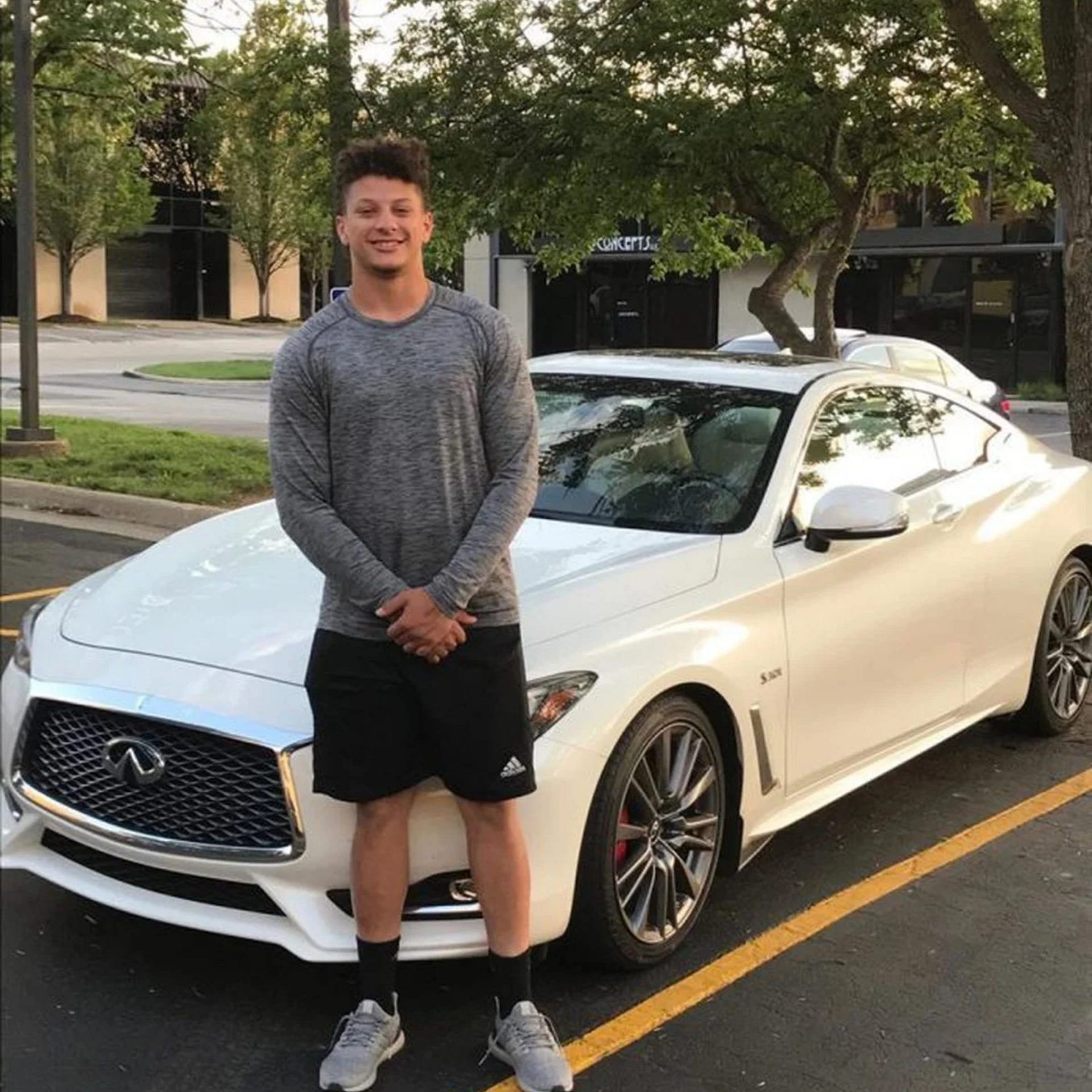 Patrick Mahomes's Infinity Q60 Sport