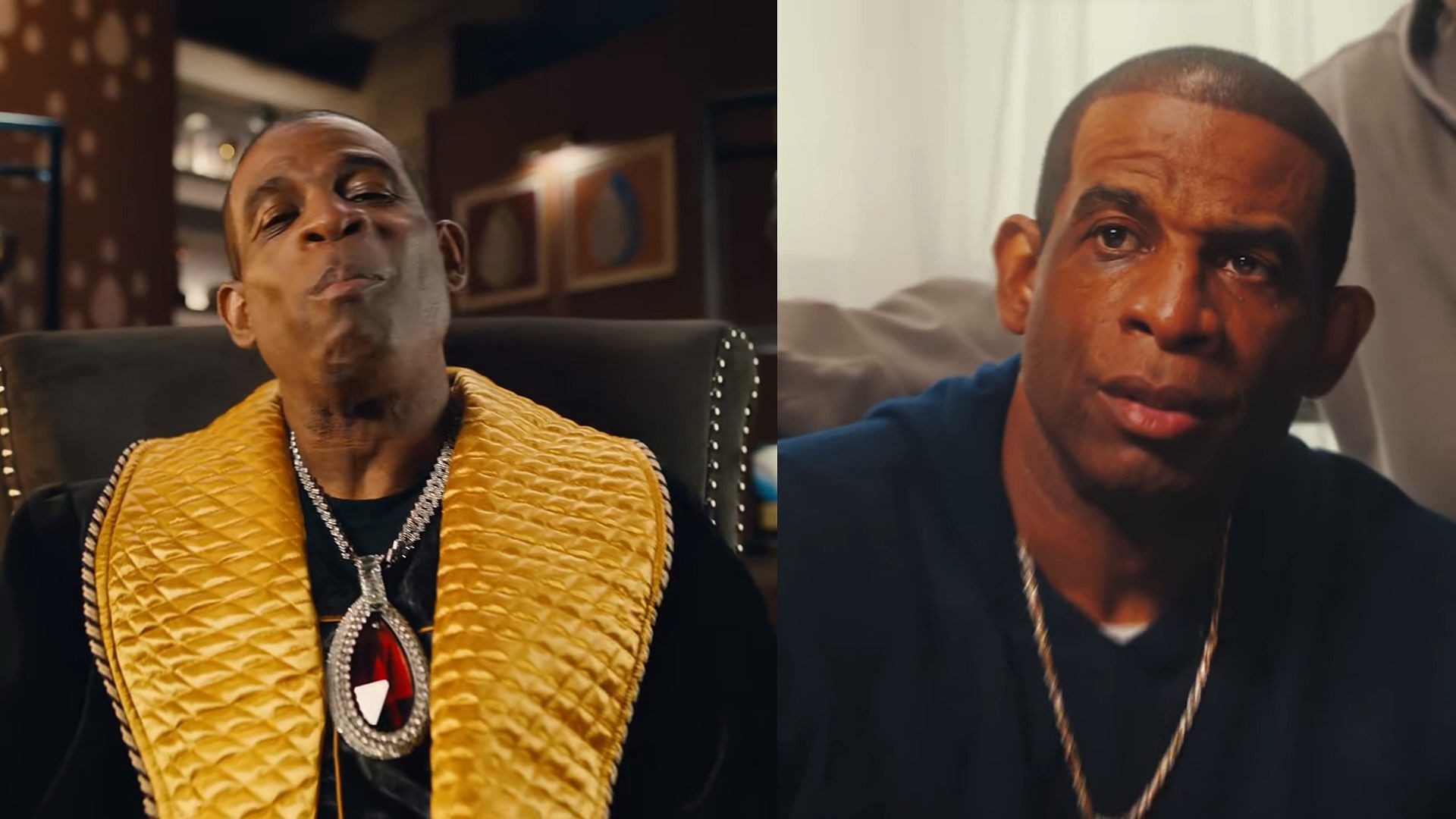 Deion Sanders in KFC and Almond commercial
