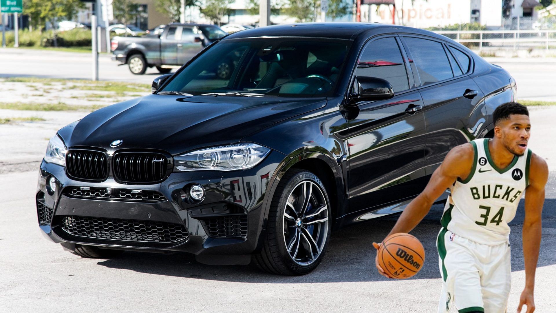 Giannis Antetokounmpo's Black BMW X6 Coupe SUv