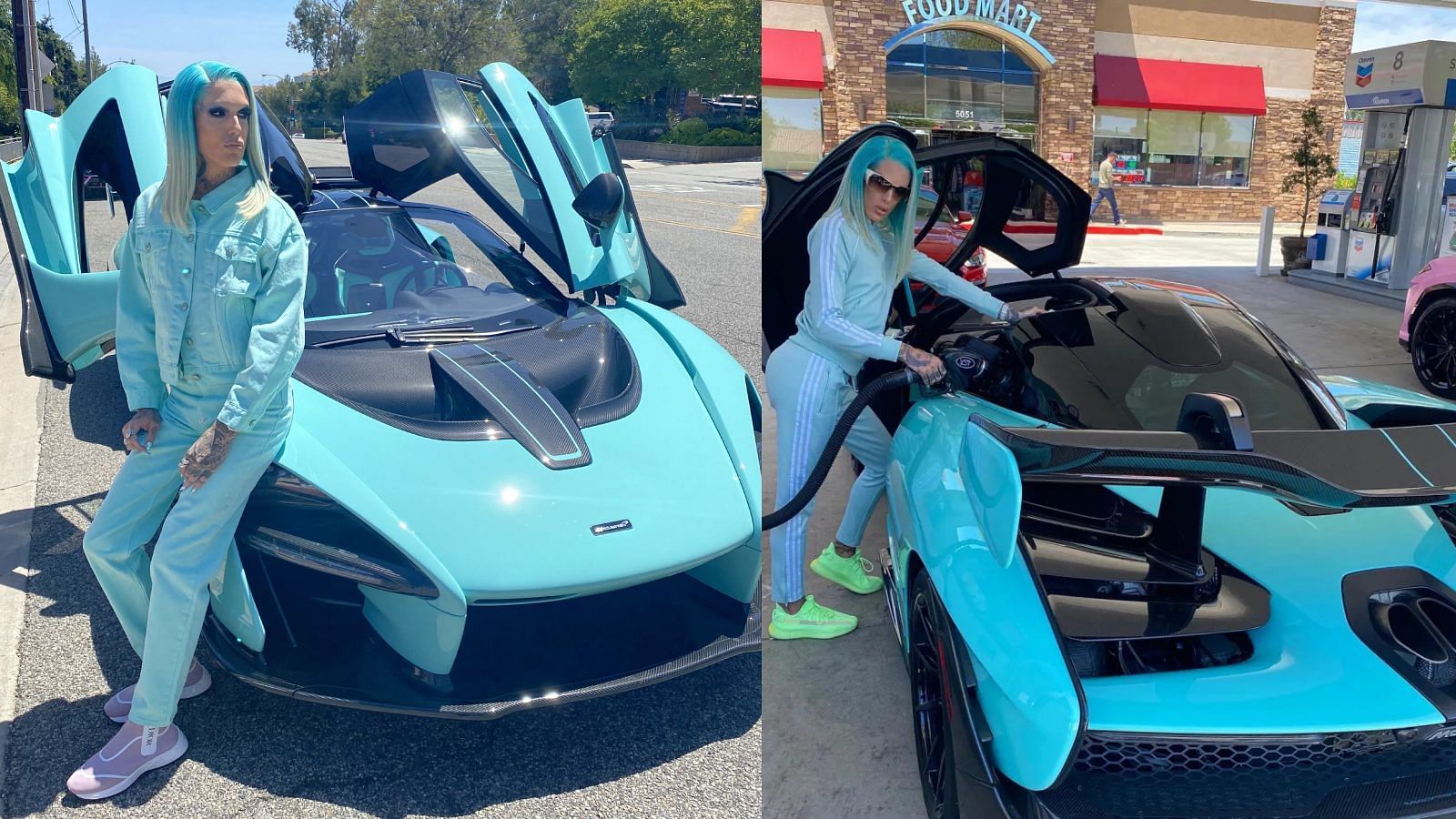 Jeffree Star's 'Tiffany Blue' McLaren Senna