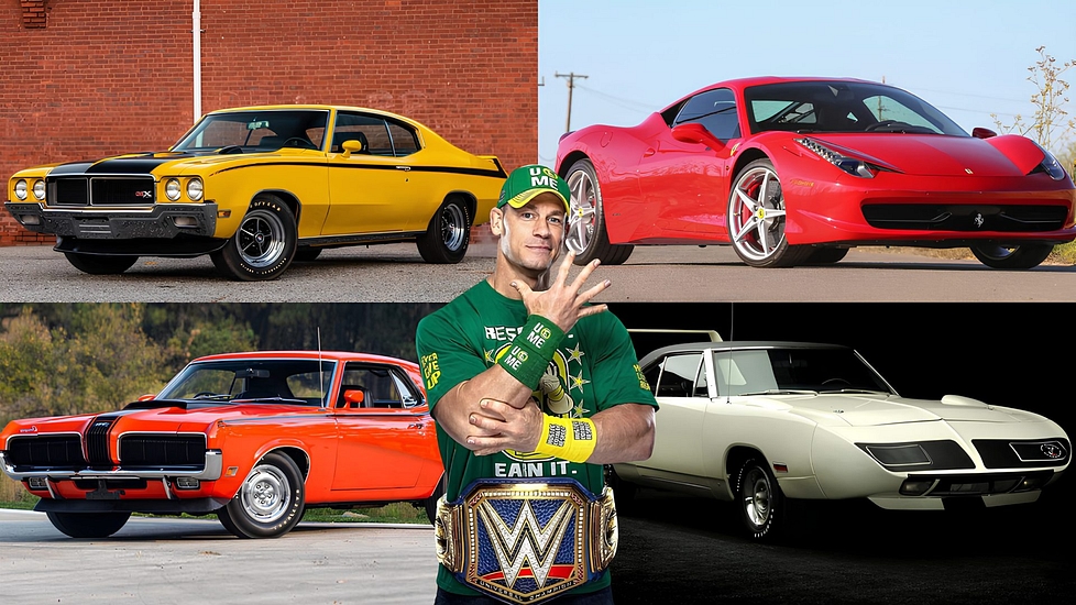 WWE Superstar John Cena's Car Collection Is A Spectacle Beyond Imagination