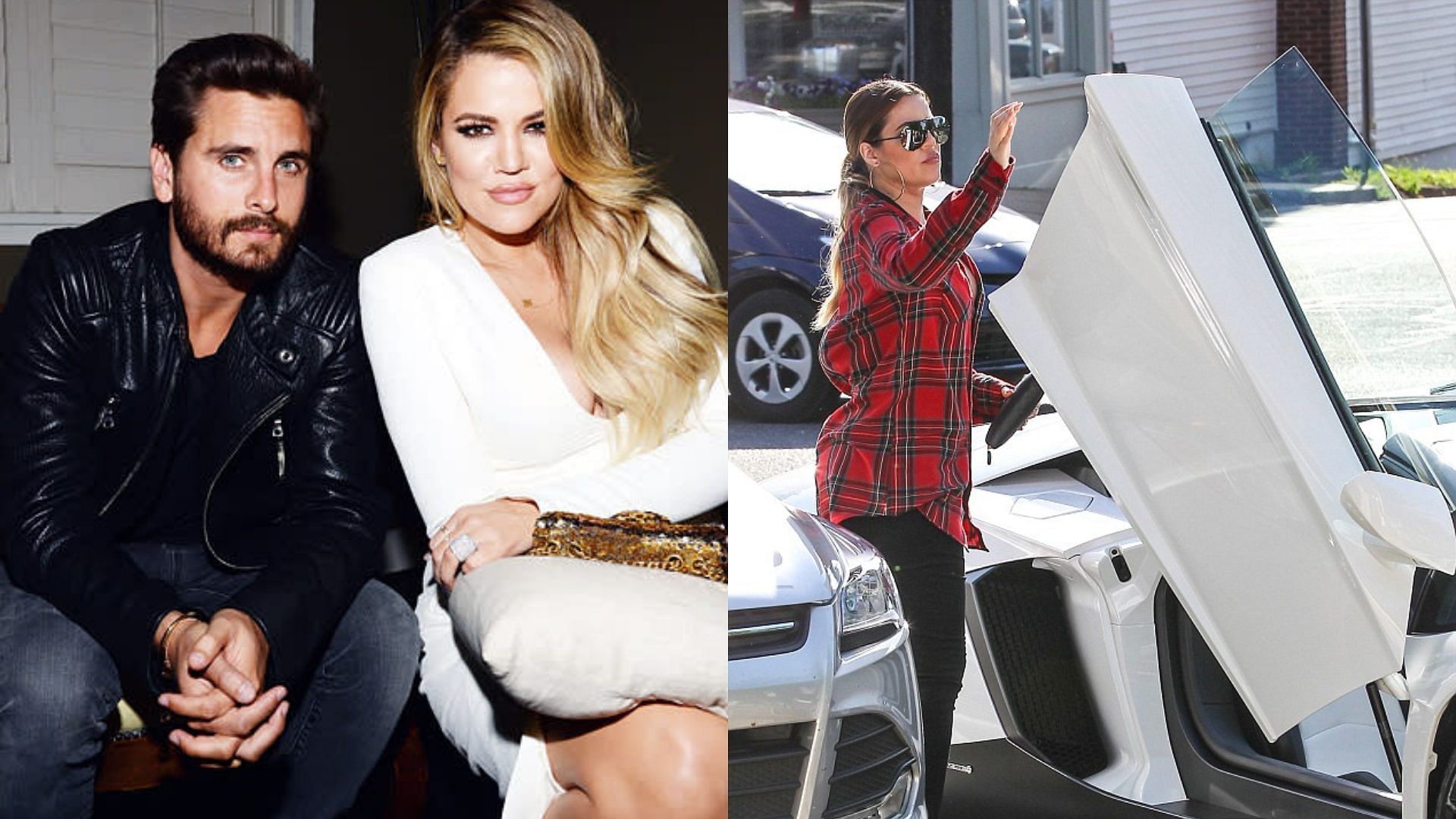 Khloe Kardashian’s white Lamborghini Aventador S Roadster