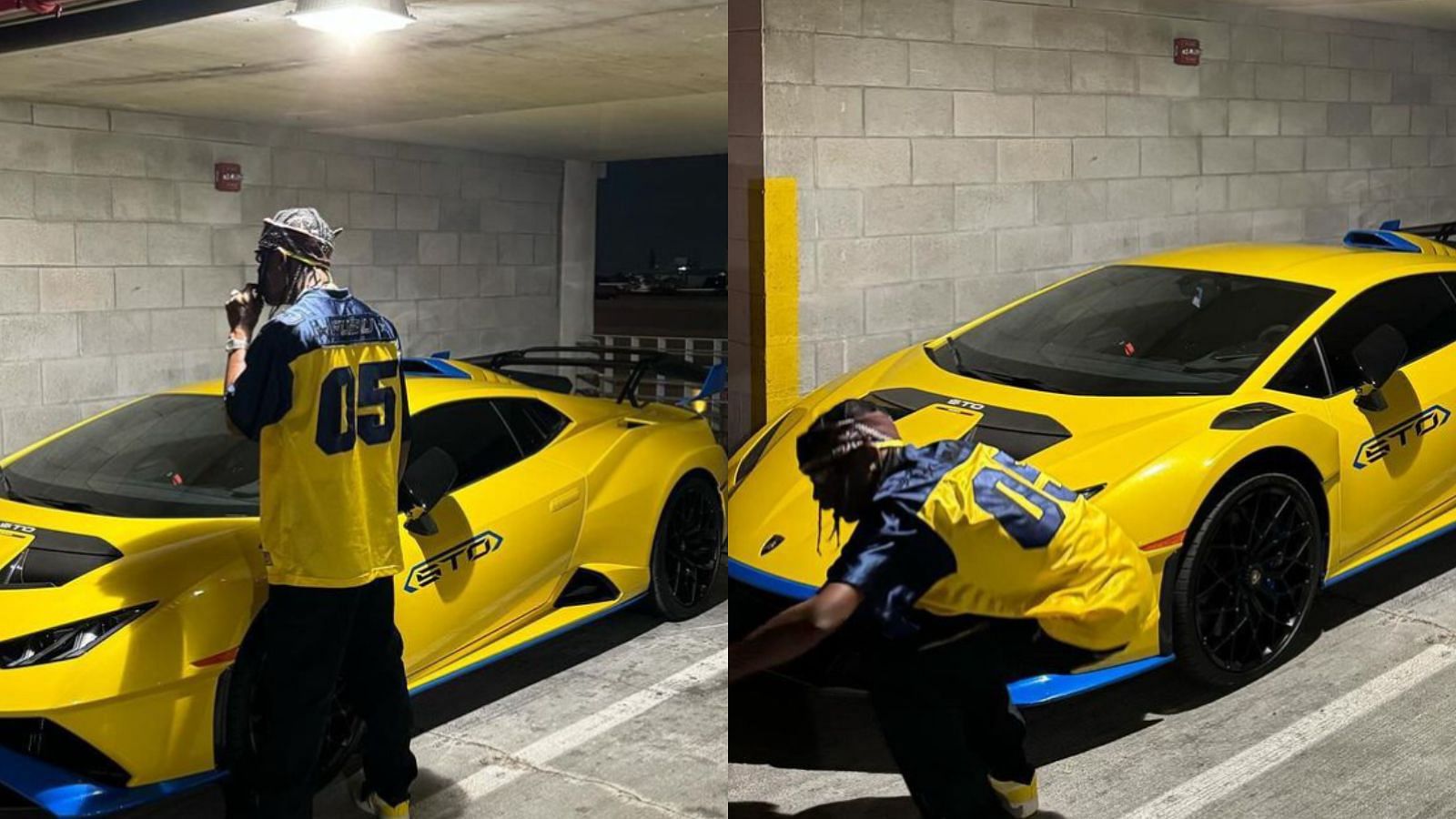 Travis Scott's 2023 Lamborghini Huracan STO