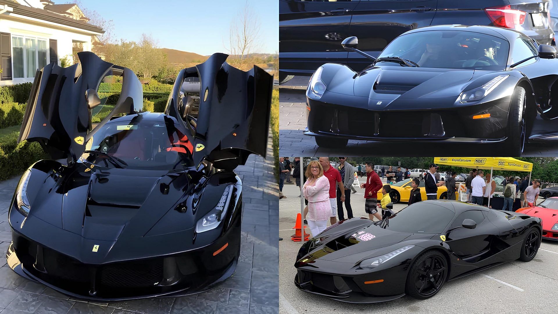 Travis Scott Gifts Kylie Jenner a Black Ferrari LaFerrari