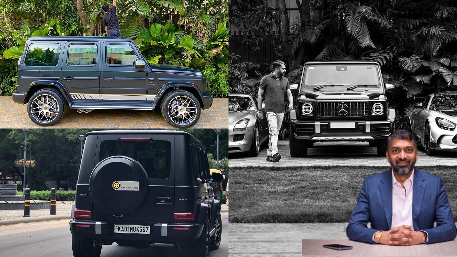 Boopesh Reddy with his Mercedes-AMG G63