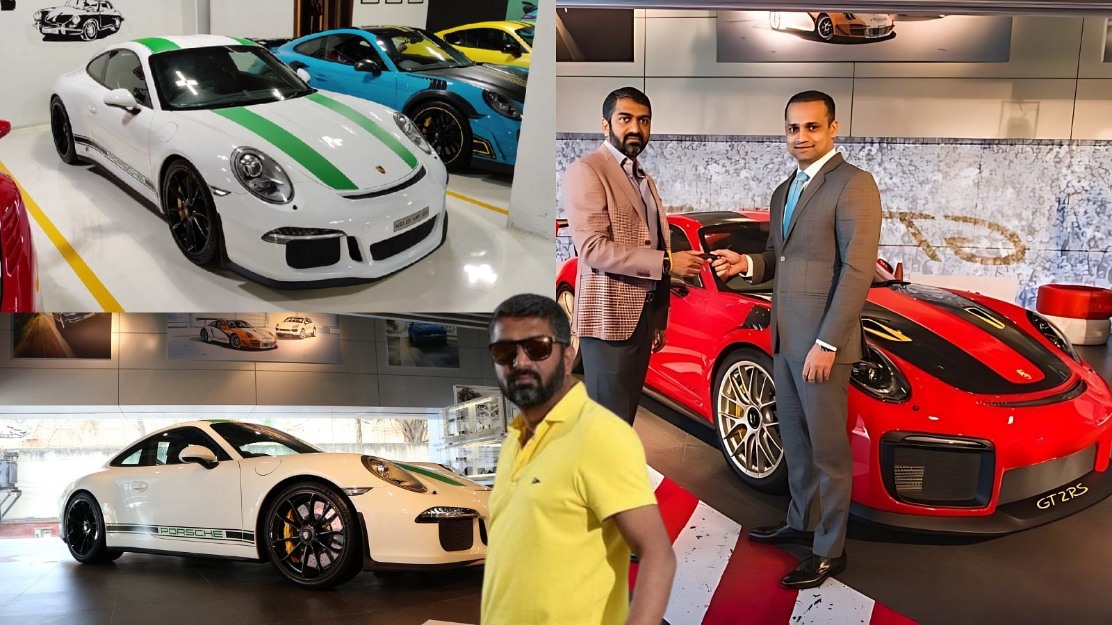 Boopesh Reddy with his Porsche 911s