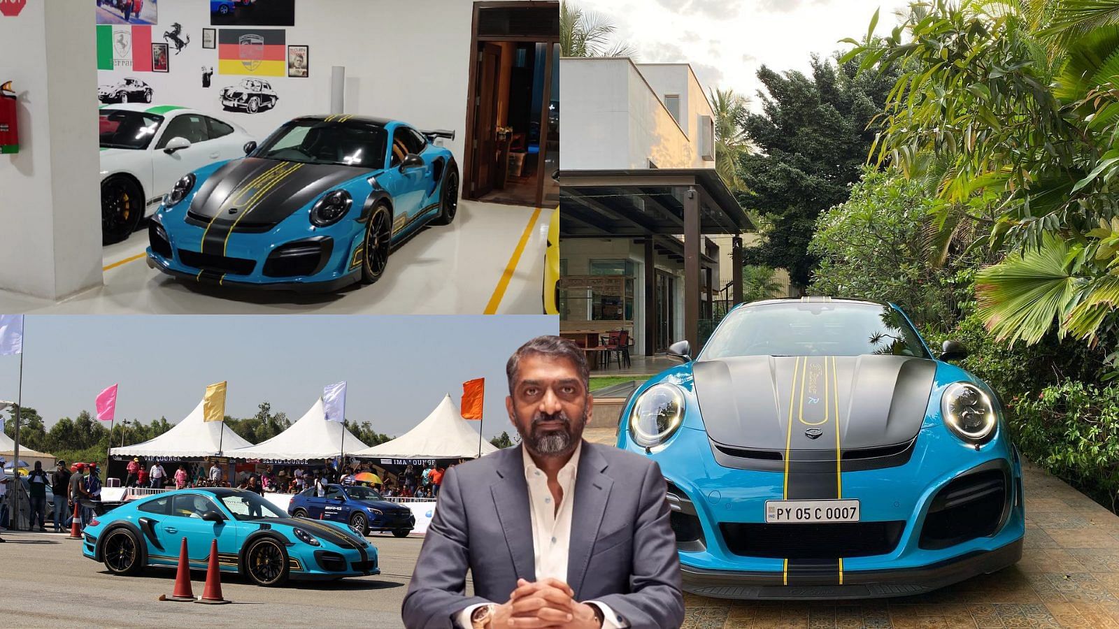 Boopesh Reddy with his Porsche Techart Gtstreet R