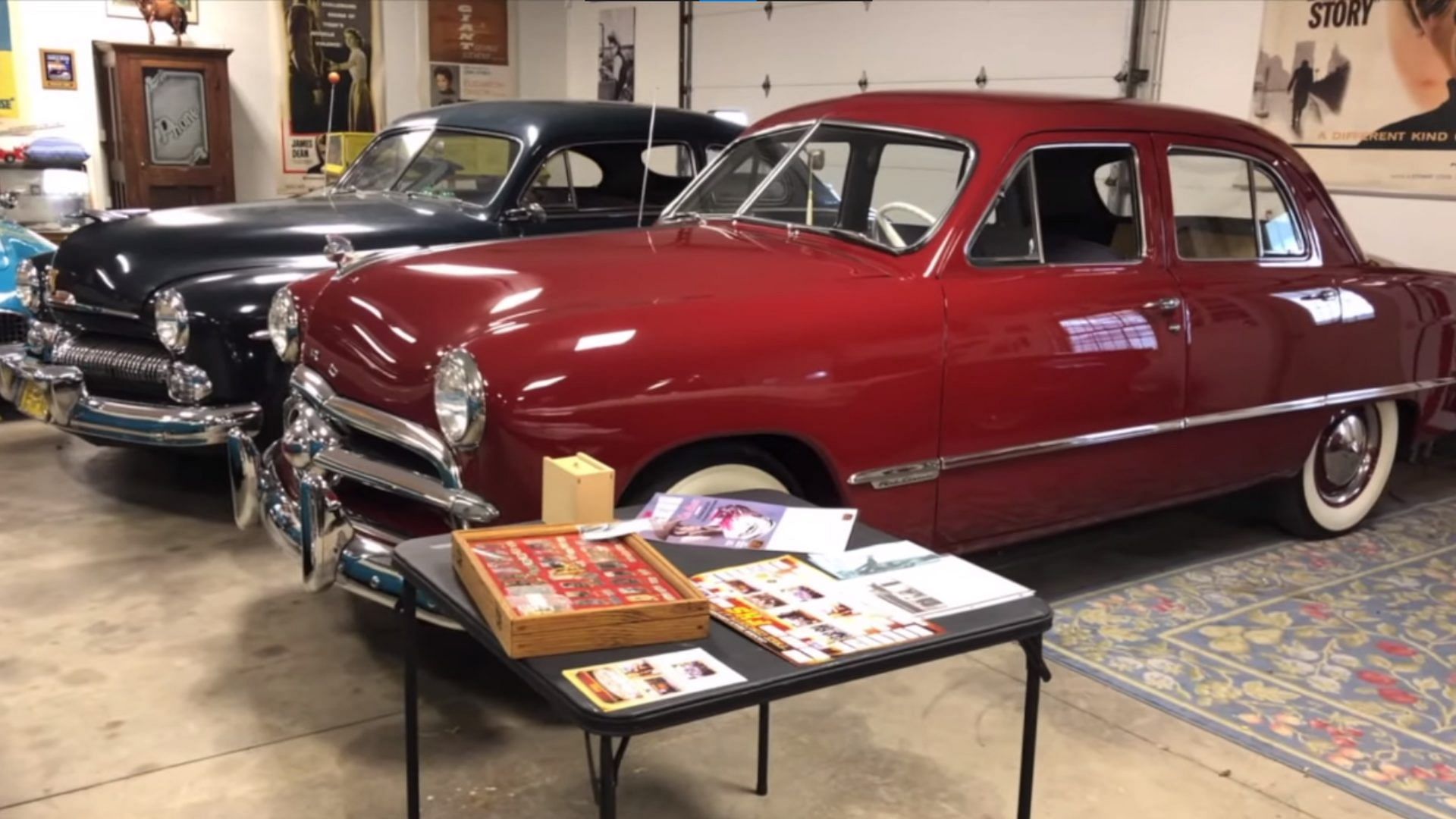 James Dean's red 1949 Ford 