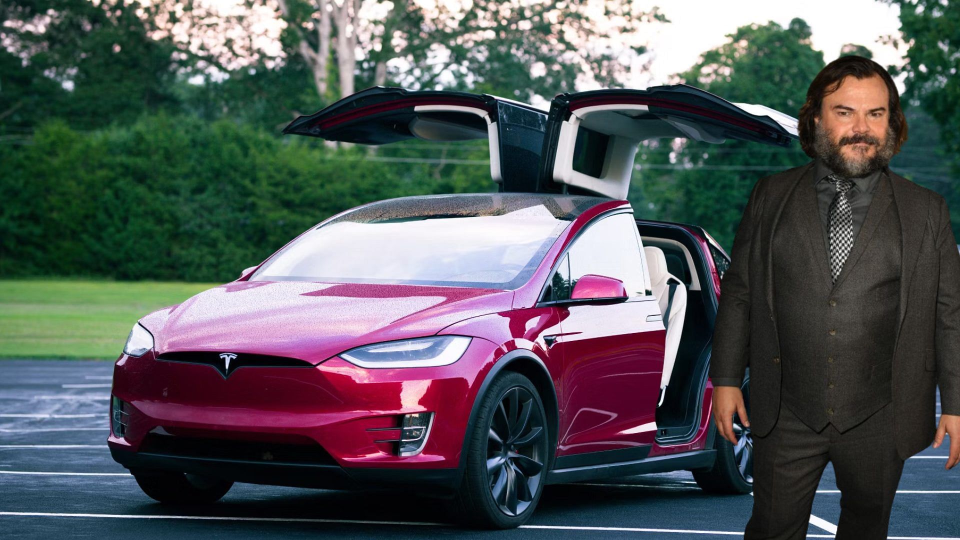 Jack Black's Tesla Model X Performance