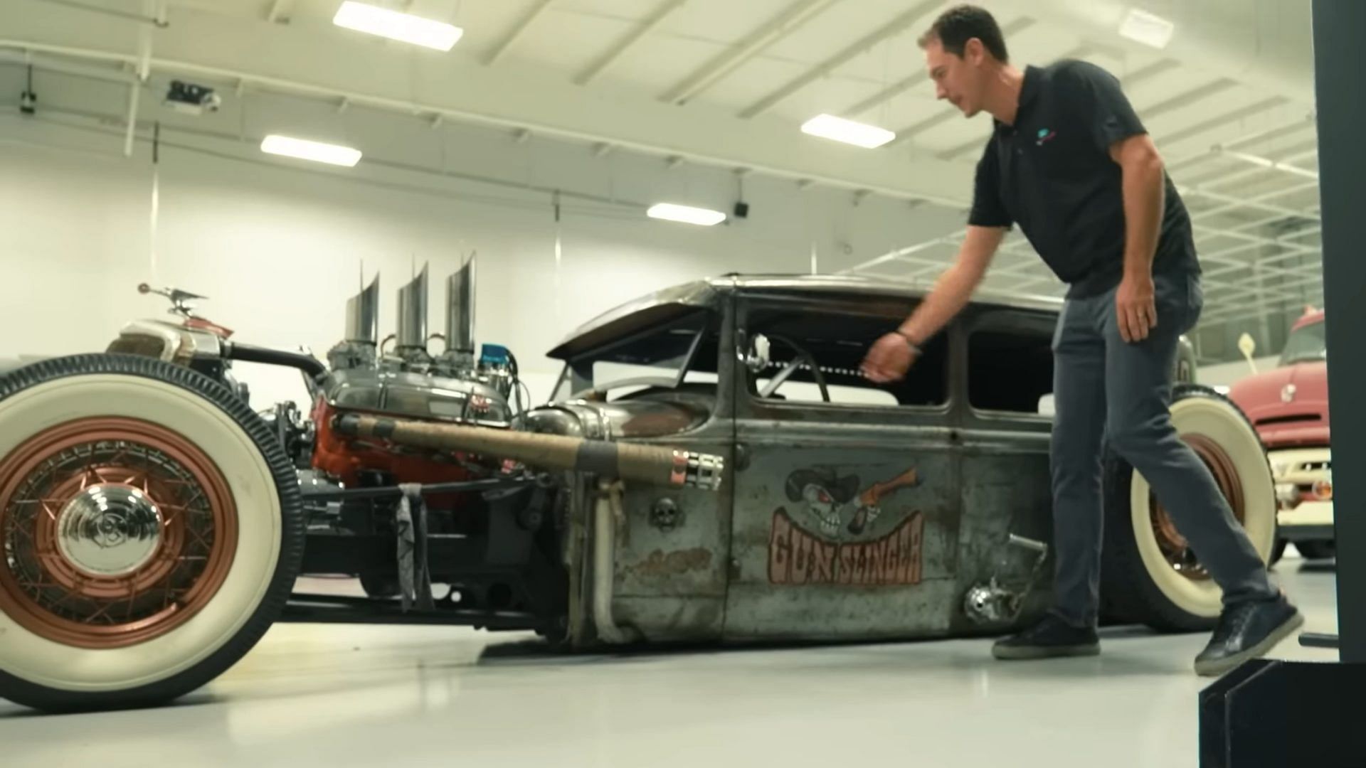 Joey Logano and his 1930 Ford Model A Rat Rod