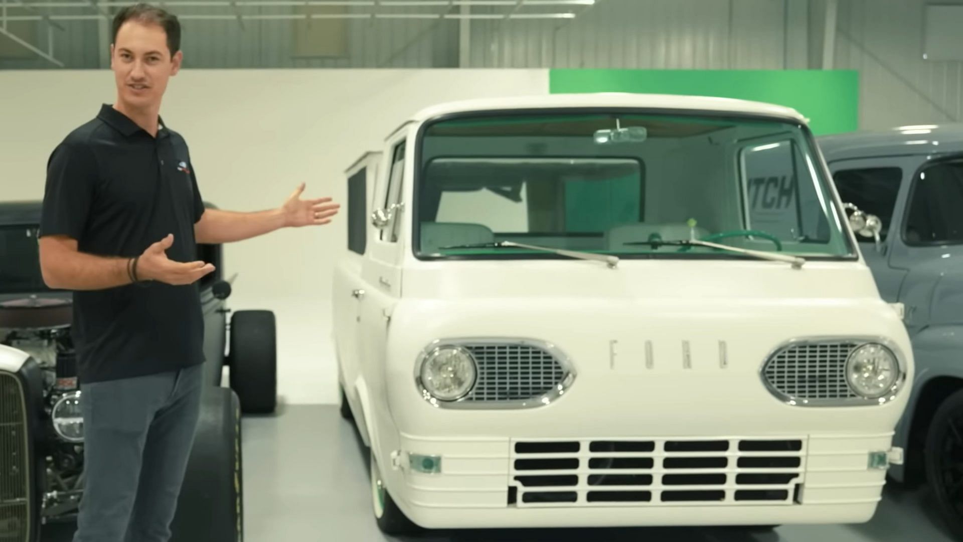 Joey Logano and his 1961 Ford Econoline Pickup