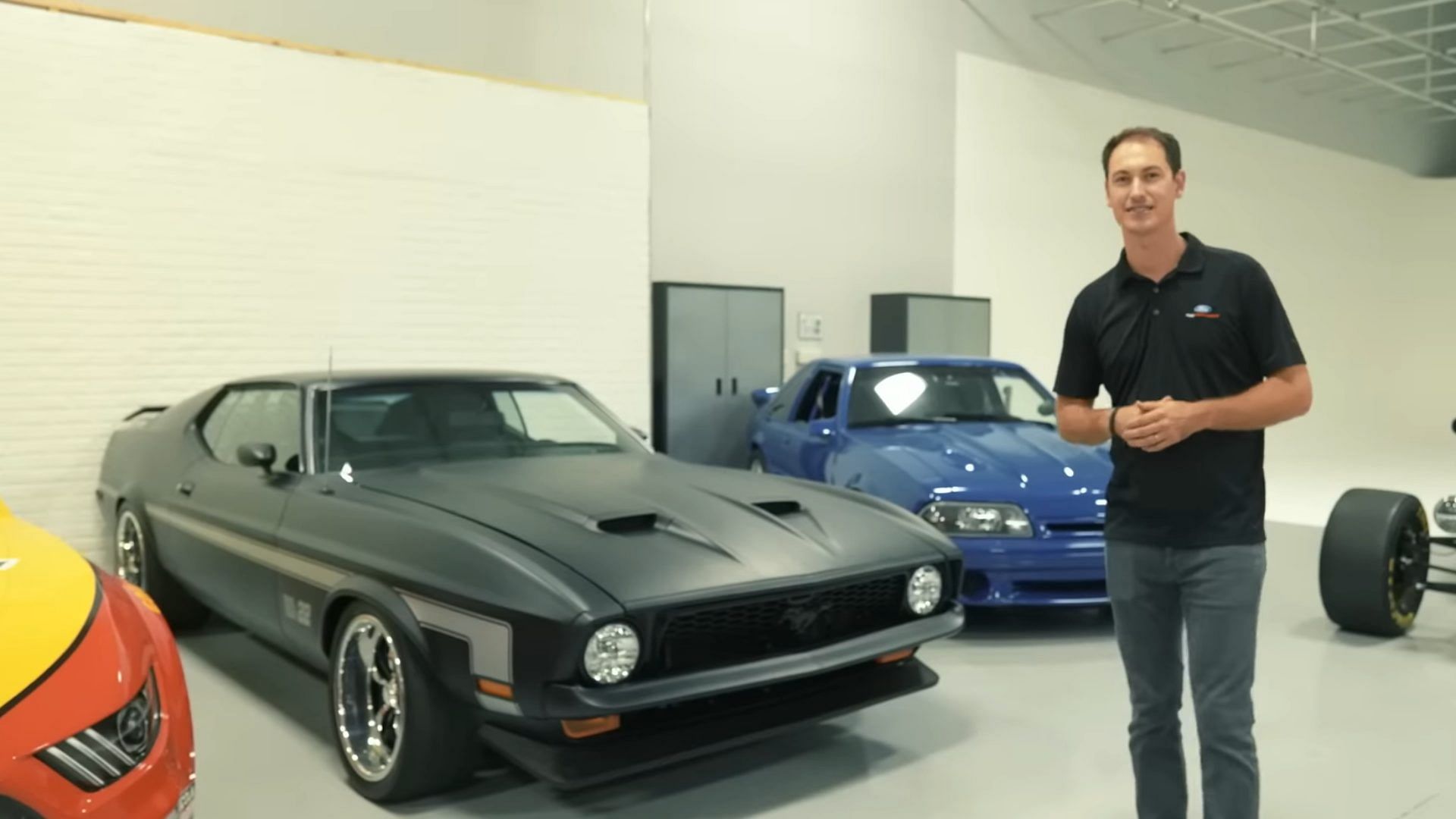 Joey Logano and his 1971 Ford Mustang Mach 1