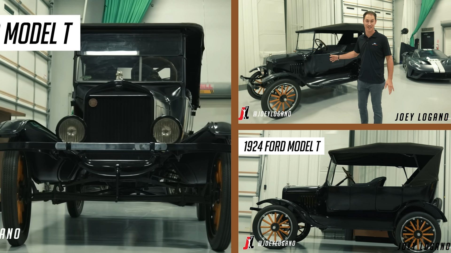 Joey Logano and his 1924 Ford Model T