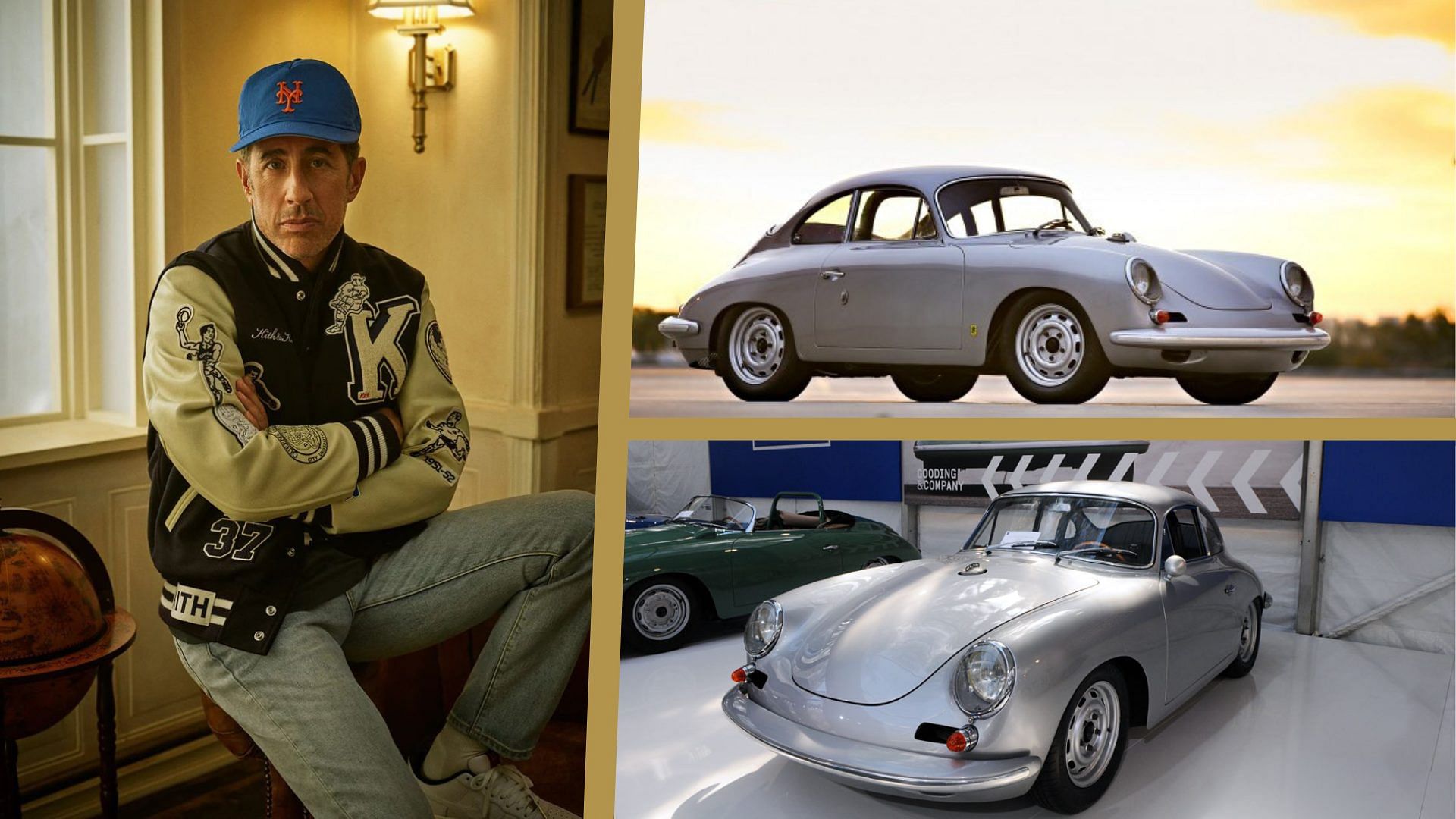 Jerry Seinfeld and his 1963 Porsche 356 B 2000 GS/GT Carrera 2 Coupe