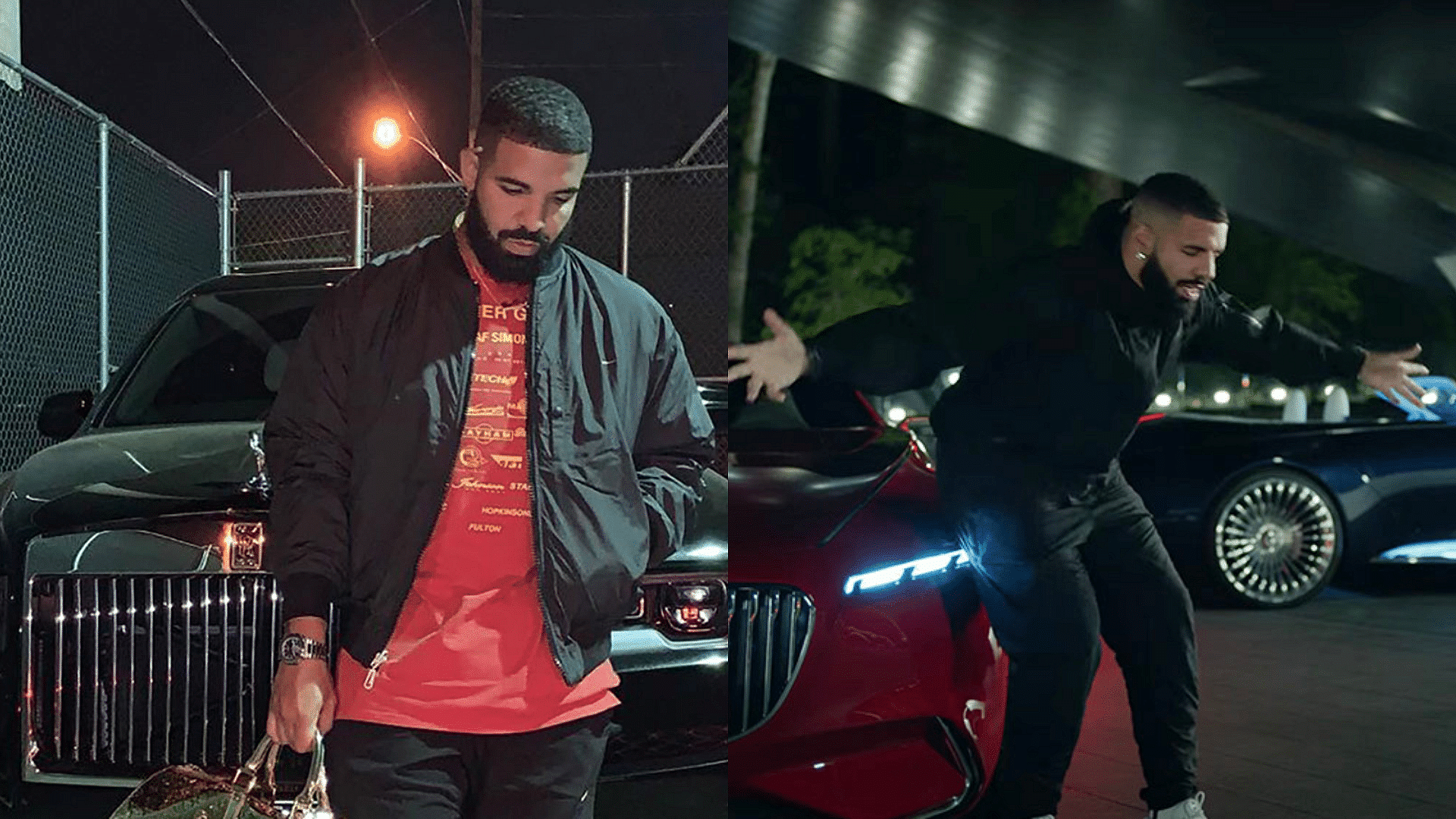 What is Drake's history with cars?