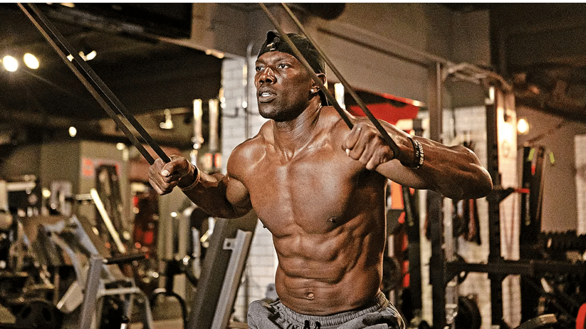 Terrell Owens Working Out