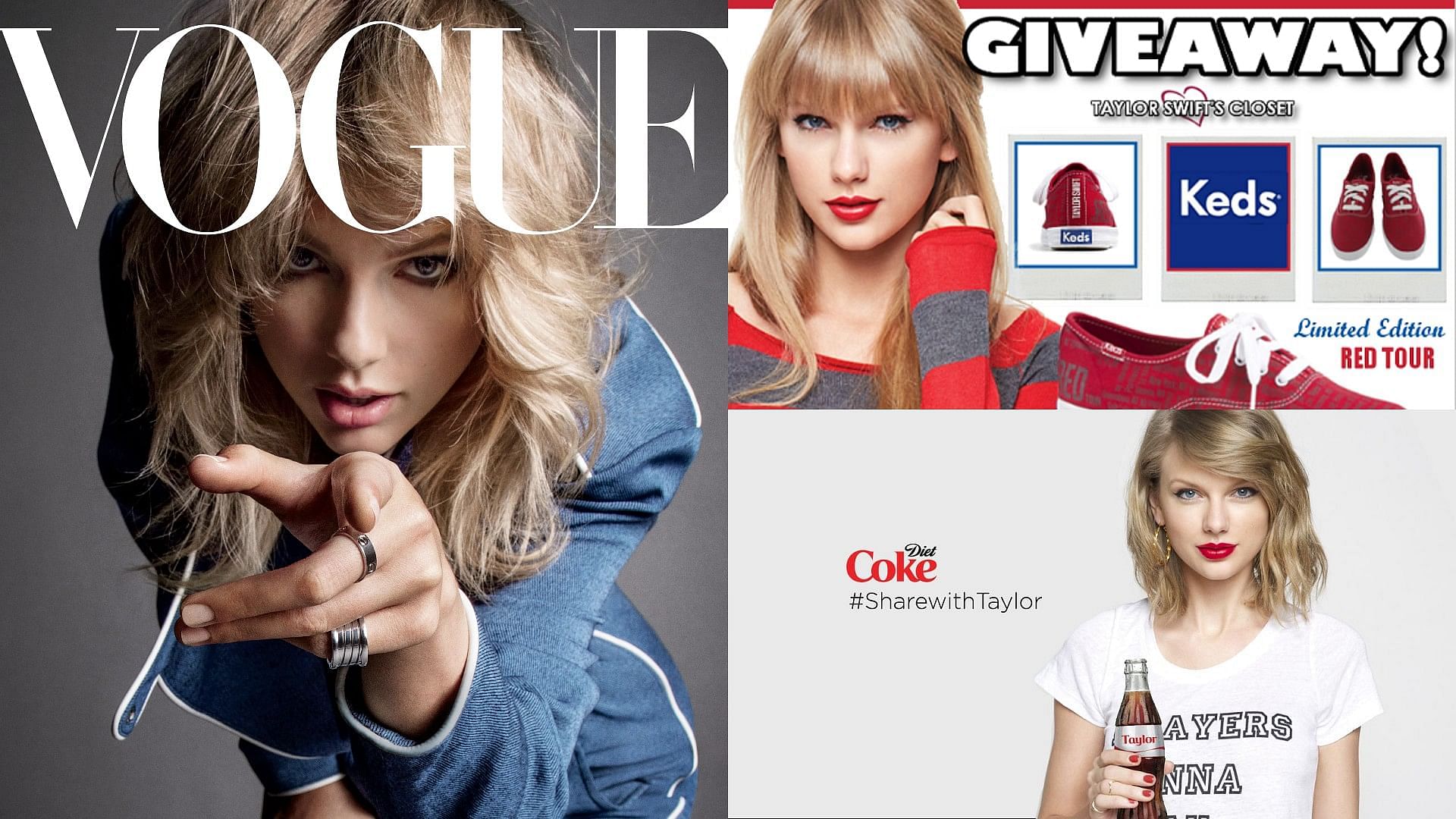 Brands endorsed by Taylor Swift