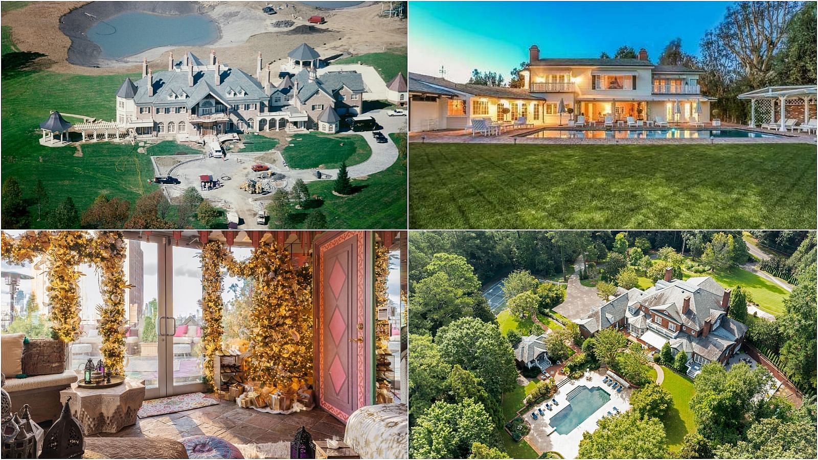 How many houses does Mariah Carey own?