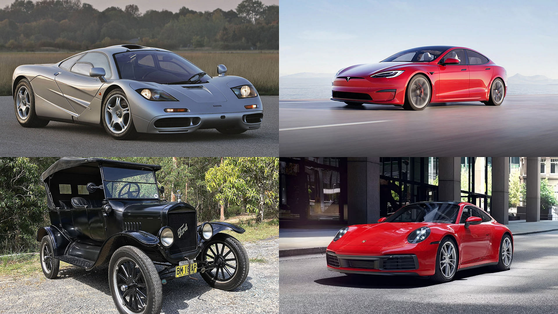 Elon Musk’s car collection includes 1997 McLaren F1, 2019 Tesla Model S Performance, 1920 Ford Model T and 2012 Porsche 911 Turbo
