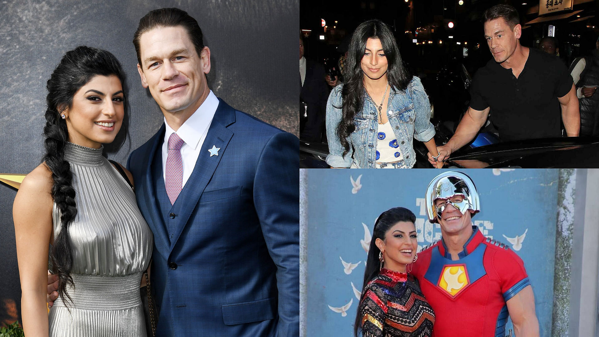 John Cena with his wife Shay Shariatzadeh