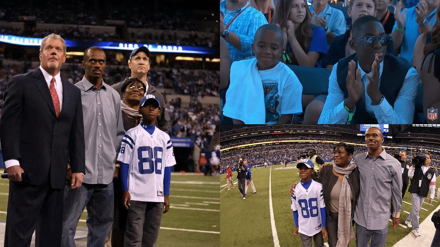 Marvin Harrison Sr with his wife, children and family