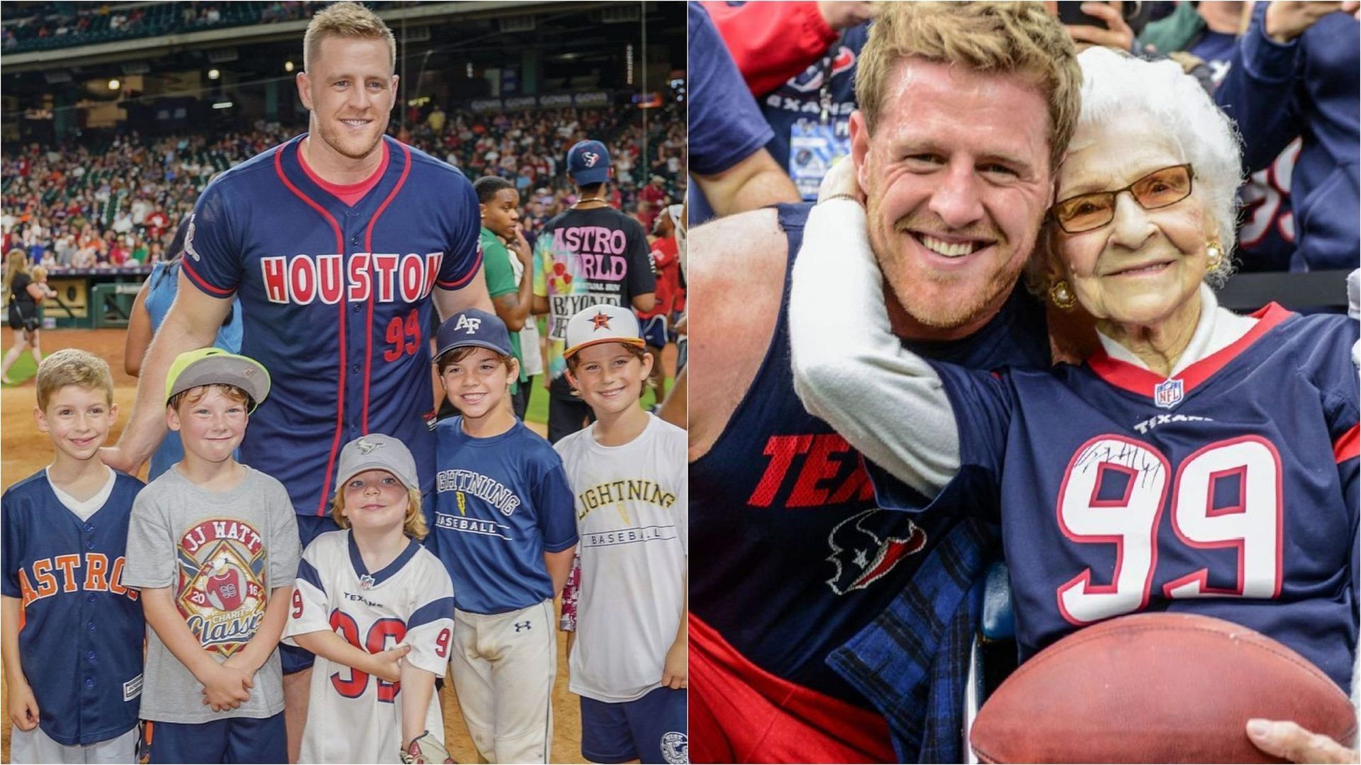 JJ Watt doing charitable contributions