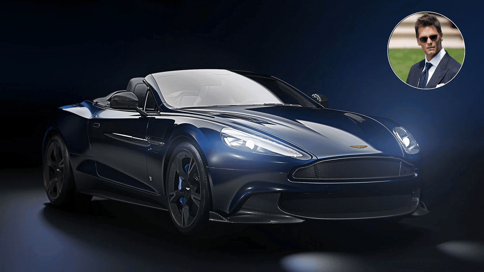  ​Tom Brady 2018 Aston Martin Vanquish S Volante TB12