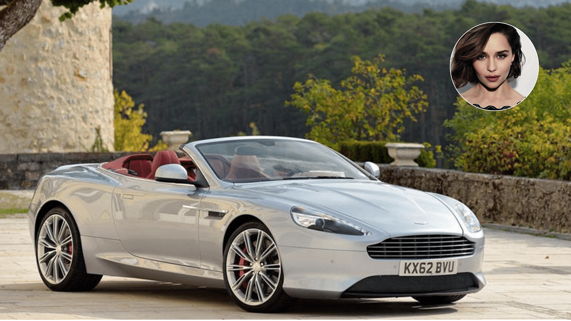 Aston Martin DB9 Convertible - Emilia Clarke