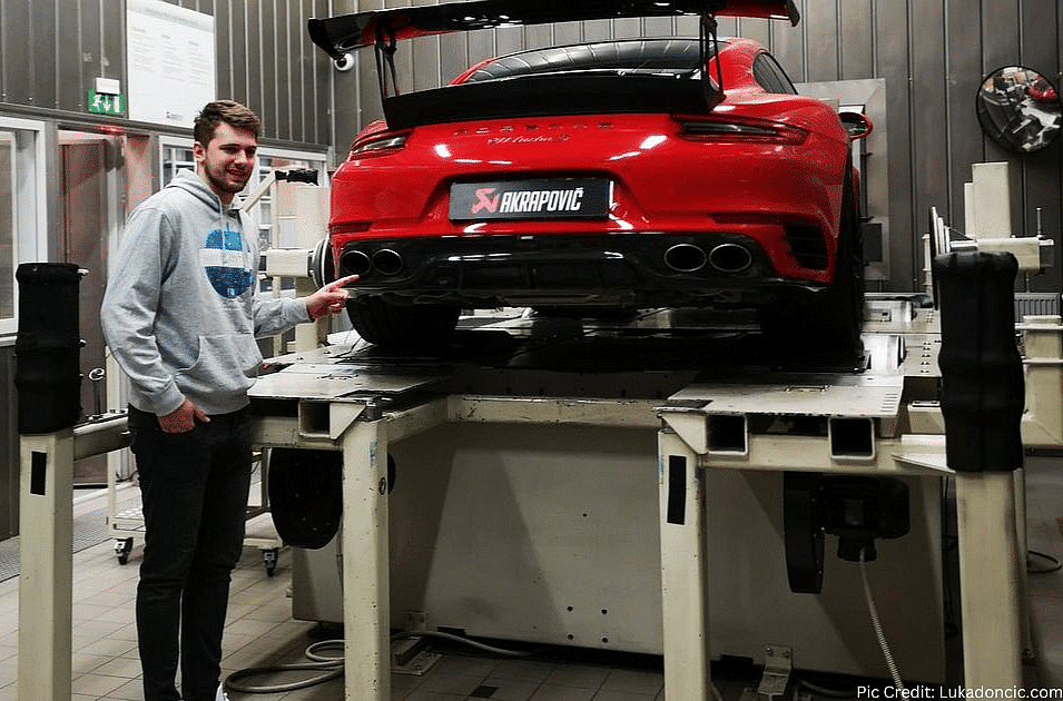 Luka Doncic’s Porsche 911 Turbo S by Akrapovi