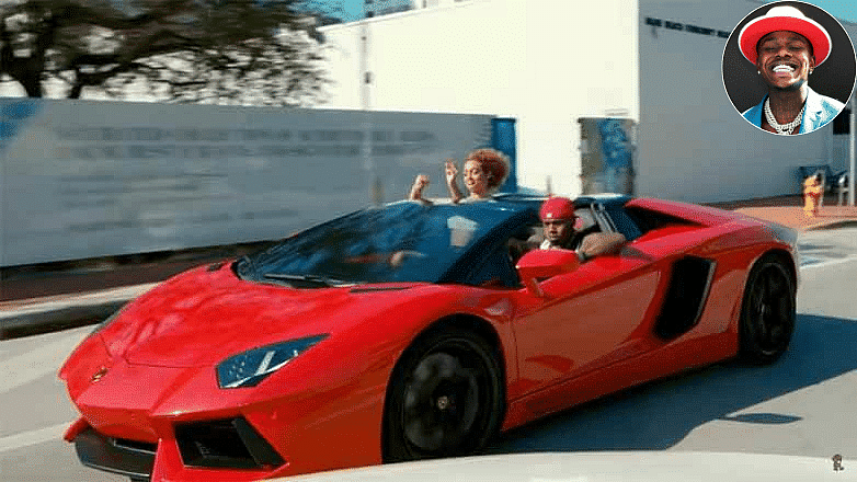 Lamborghini Aventador S Roadster with Dababy