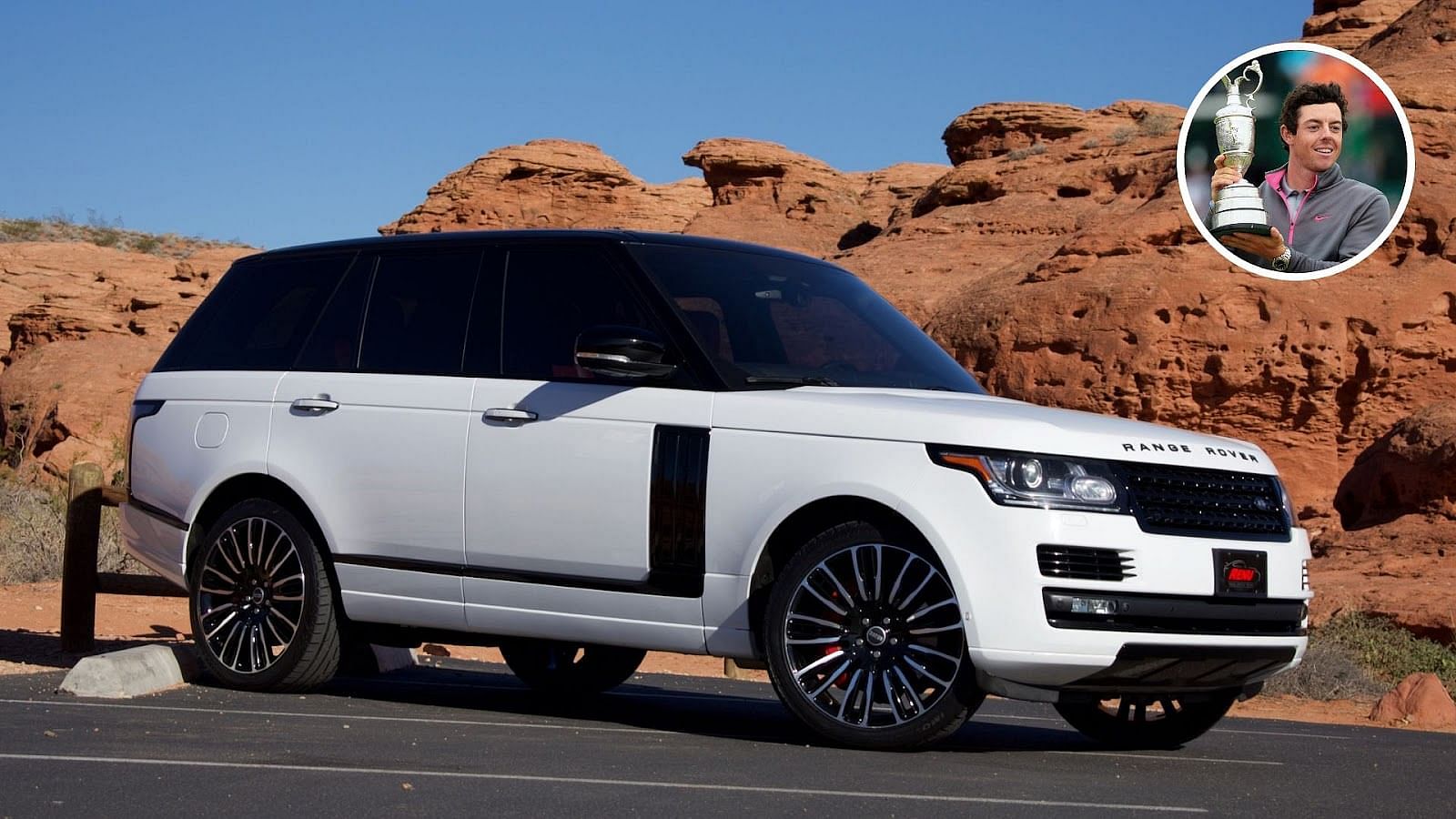 Rory McIlroy Range Rover