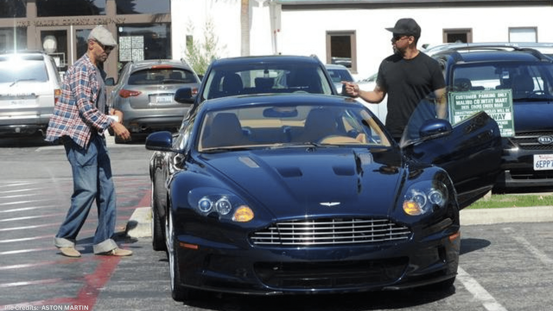 Denzel Washington's Aston Martin 