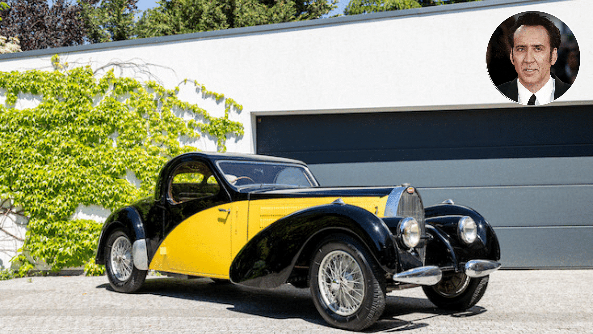 Nicolas cage's 1938 Bugatti Type 57C Atalante 