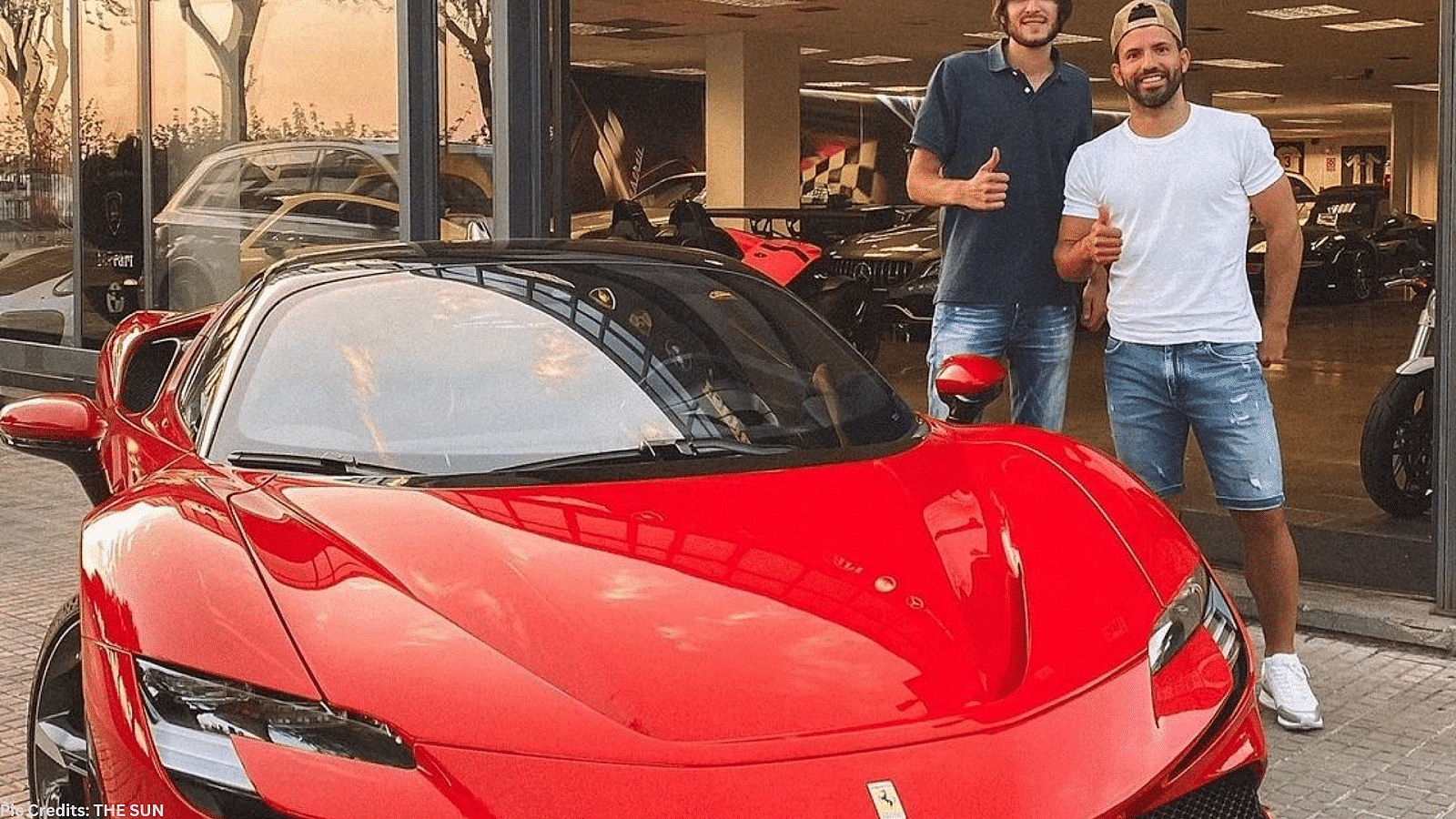 Sergio Aguero's Ferrari SF90 Stradale