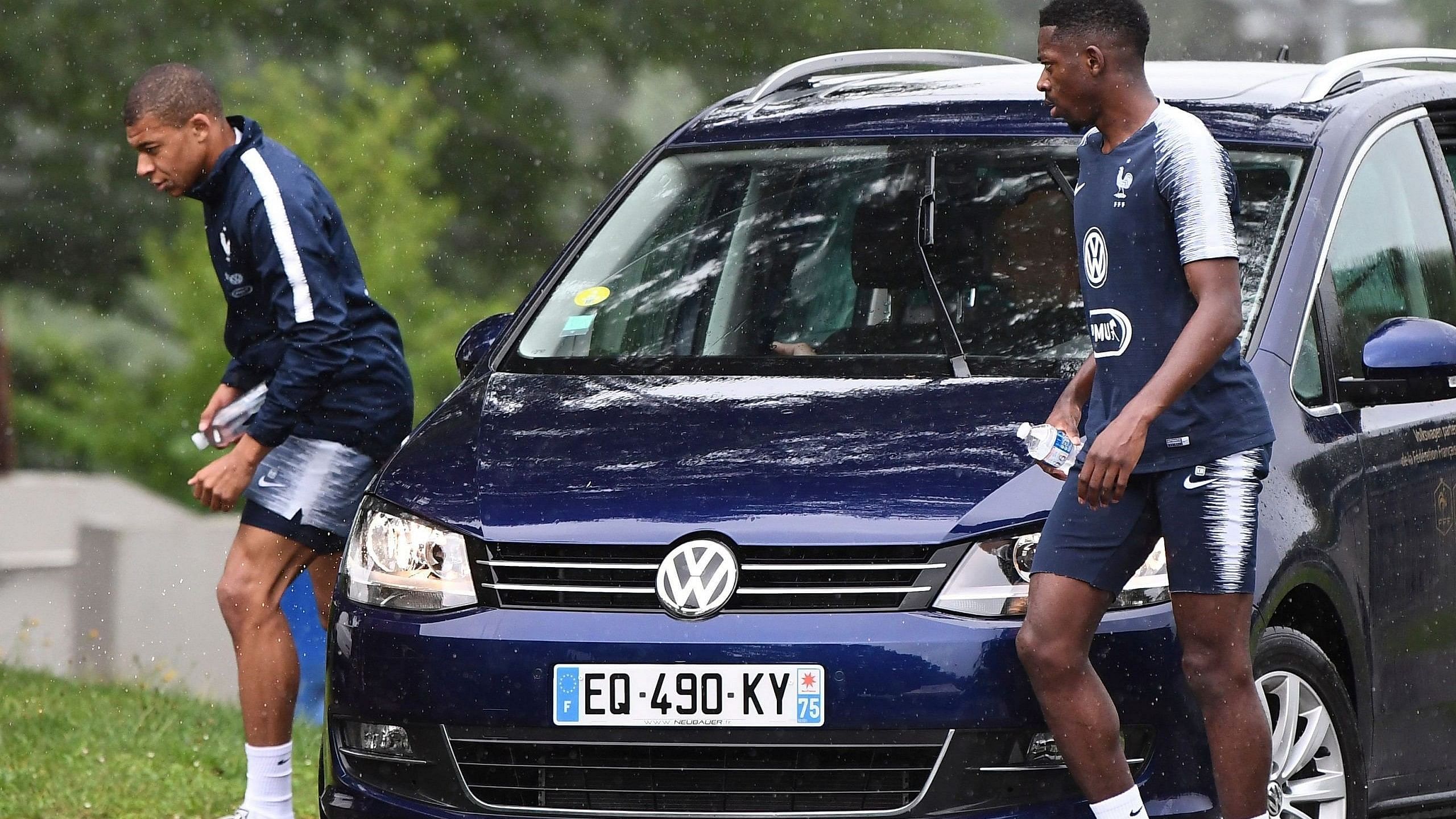 Kylian Mbappe's Volkswagen Multivan