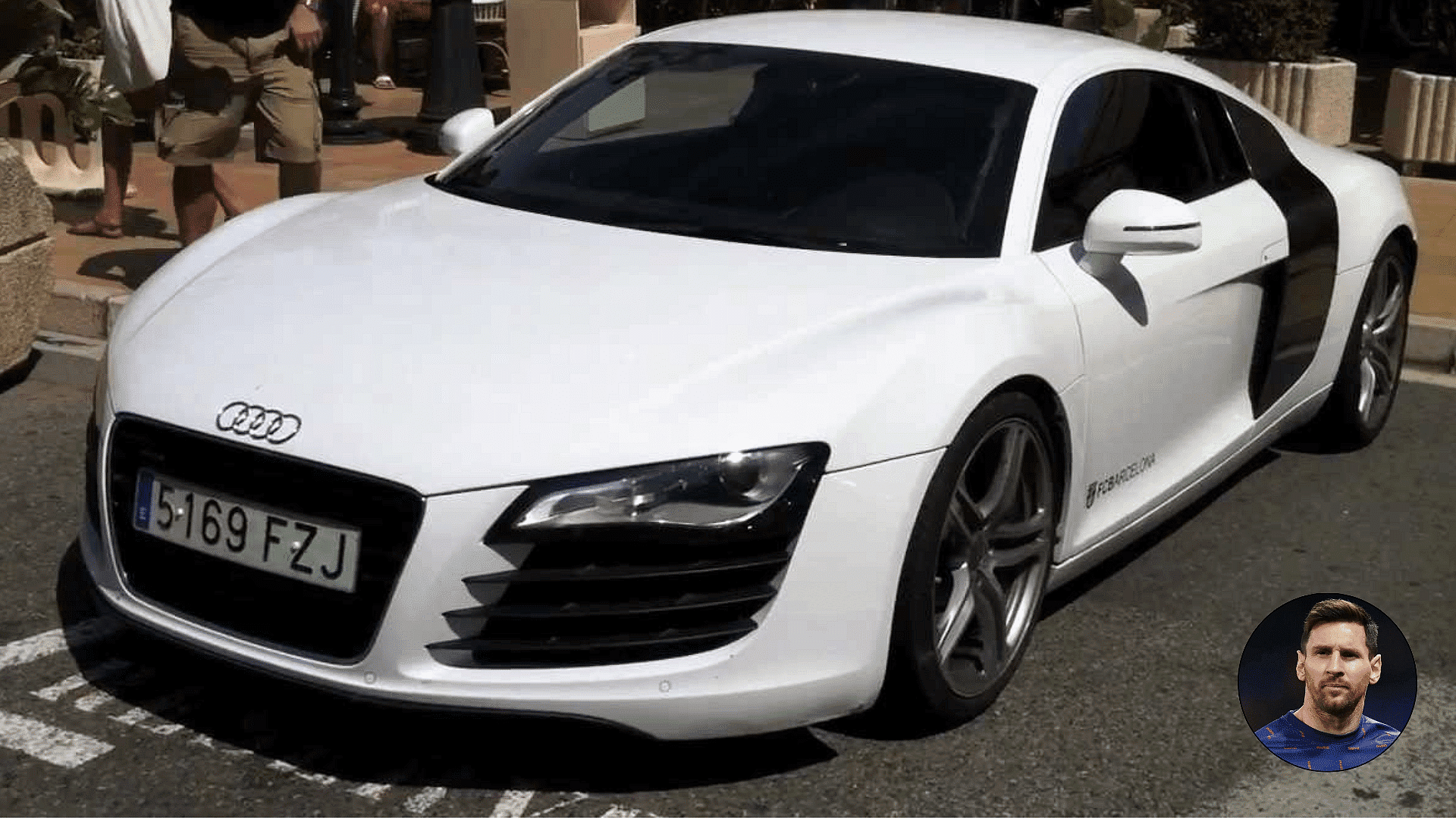 Lionel Messi's Audi R8 V10