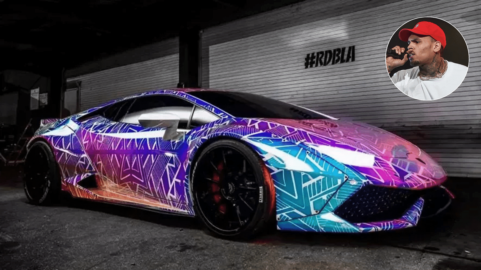 Chris Brown’s Lambo