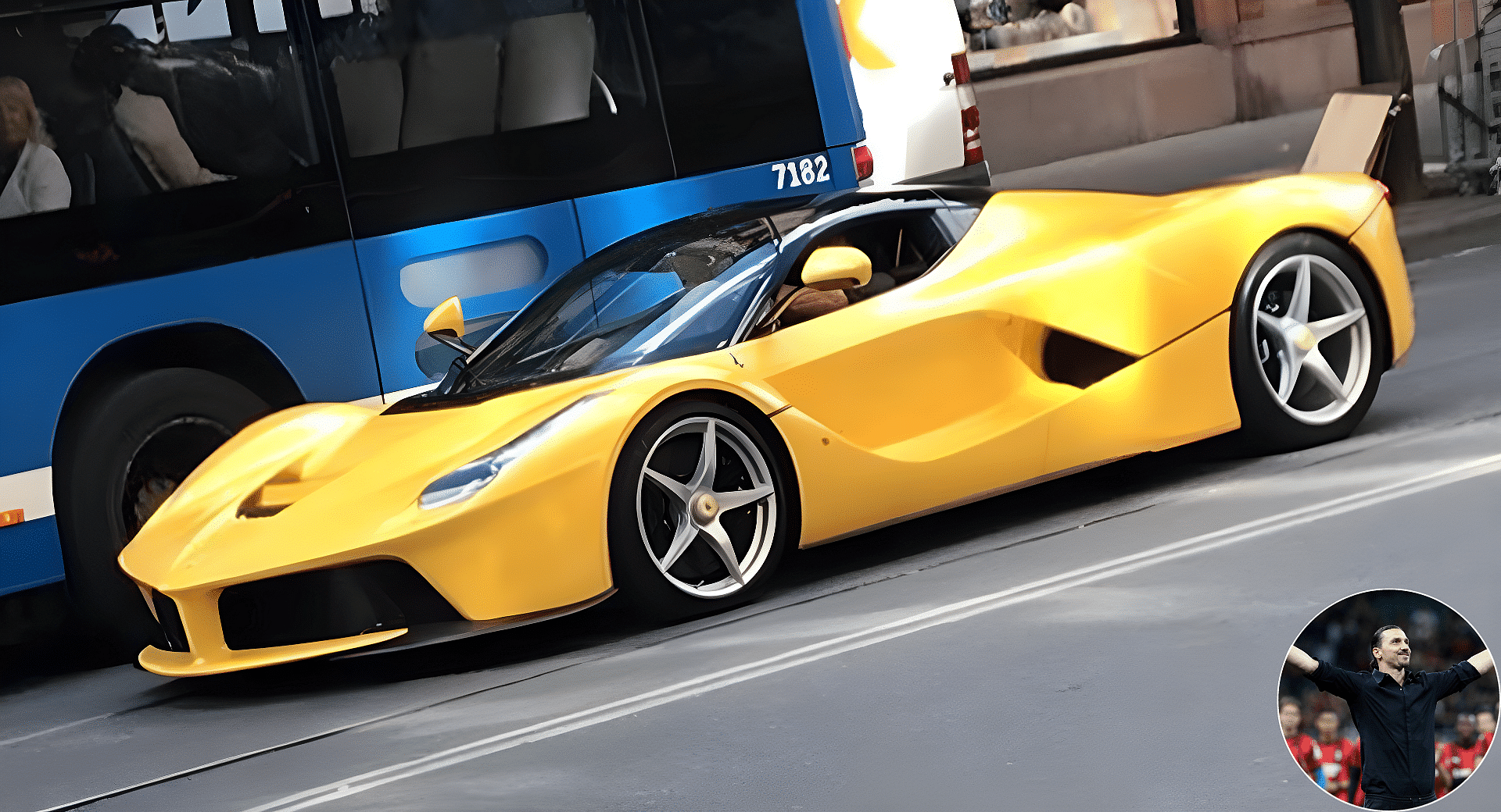 Zlatan Ibrahimovic’s Yellow Ferrari LaFerrari