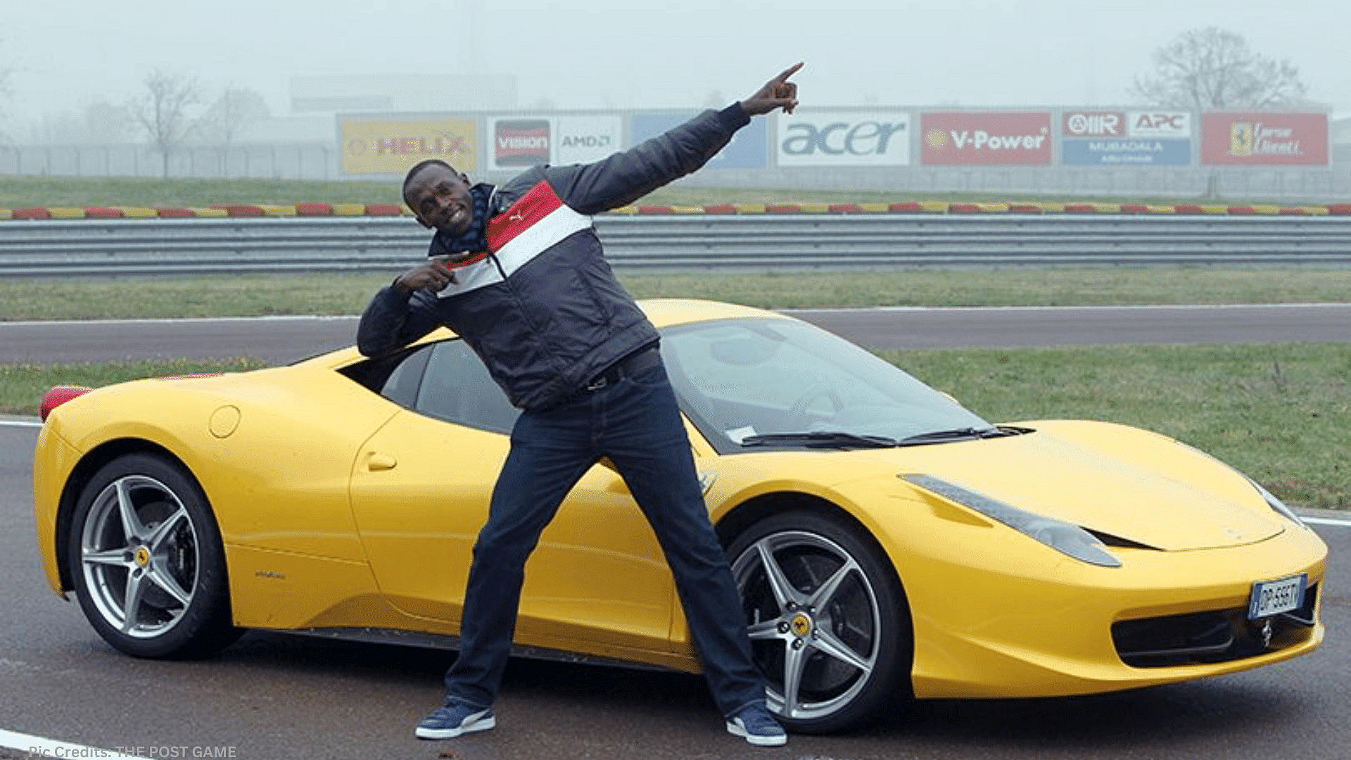 Usain Bolt Ferrari 458 Italia