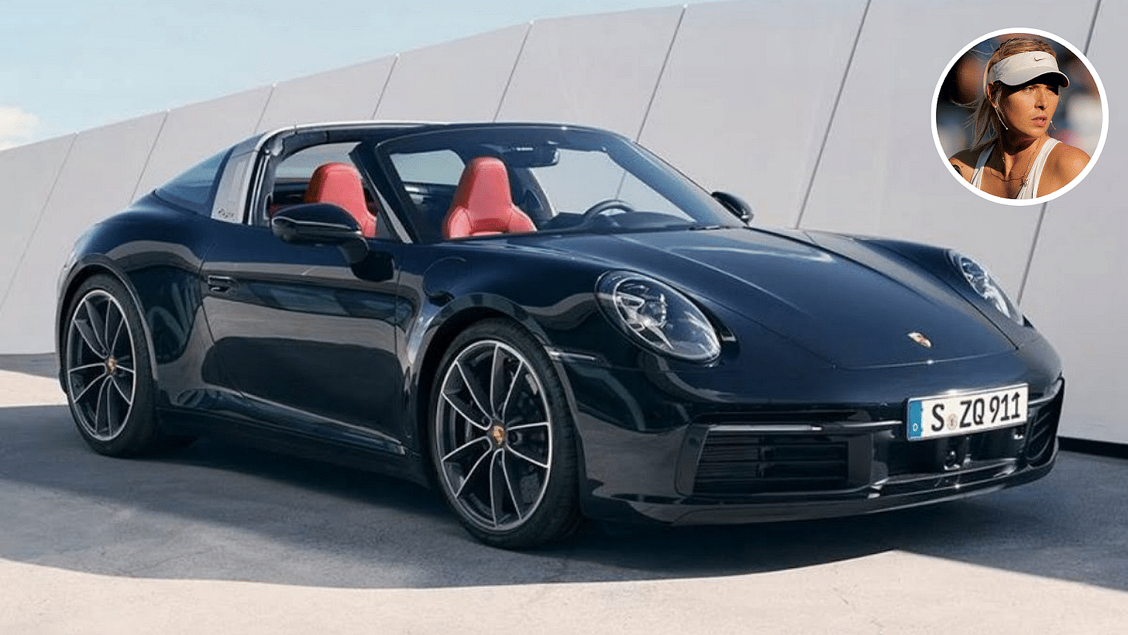 Maria Sharapova's Porsche 911 Targa