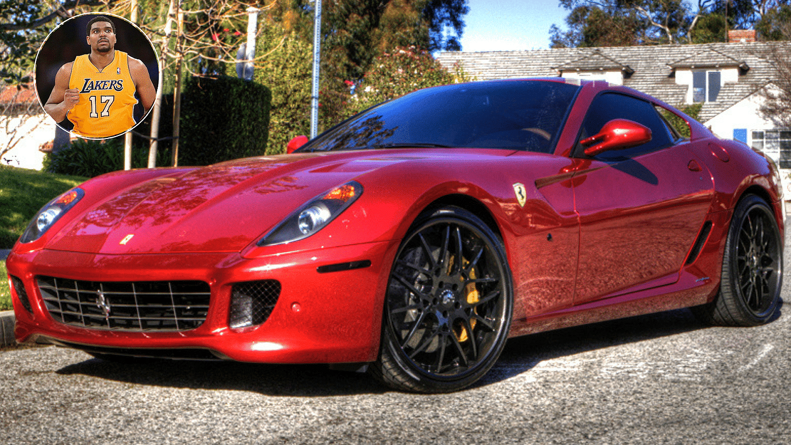 Andrew Bynum's Ferrari 599 GTB Fiorano