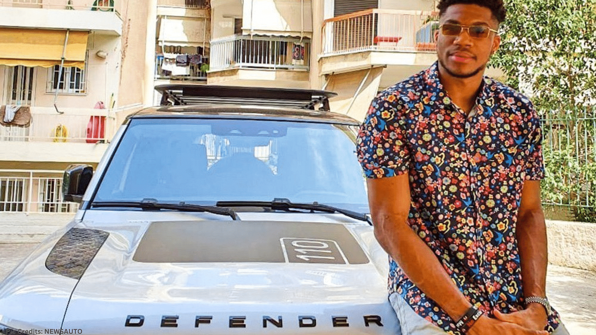 Giannis Antetokounmpo's Land Rover Defender