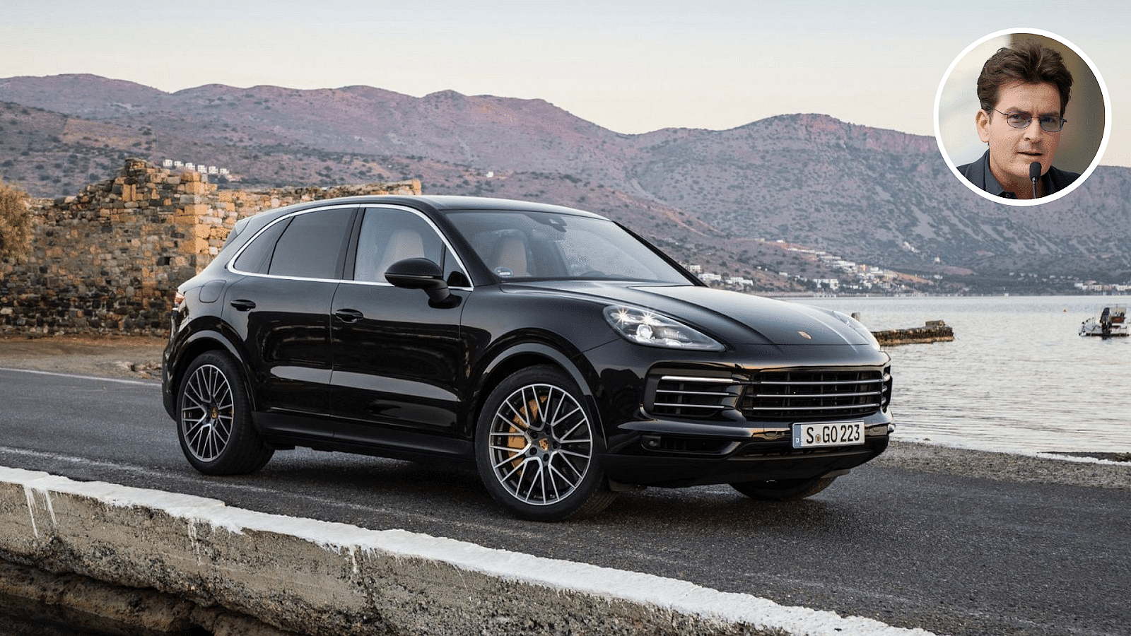 Charlie Sheen's Porsche Cayenne