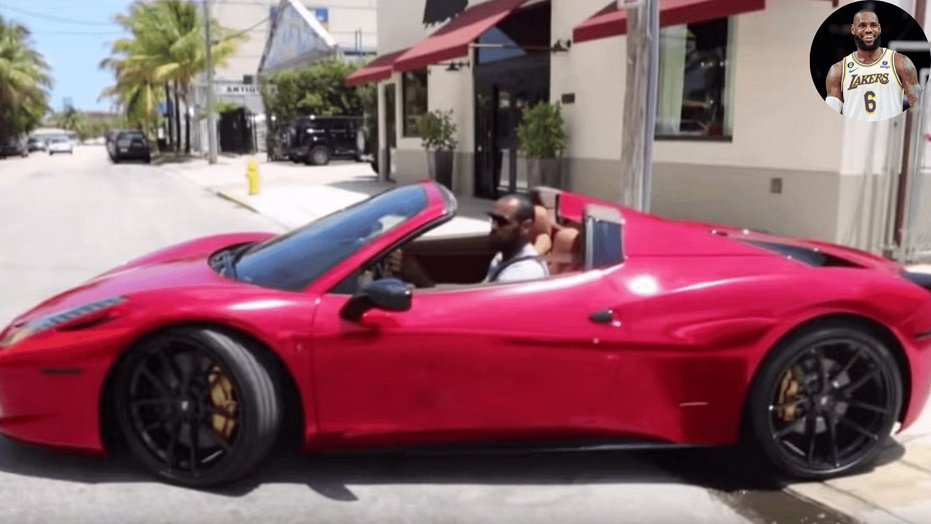 LeBron James 2012 Ferrari 458 Italia Spider