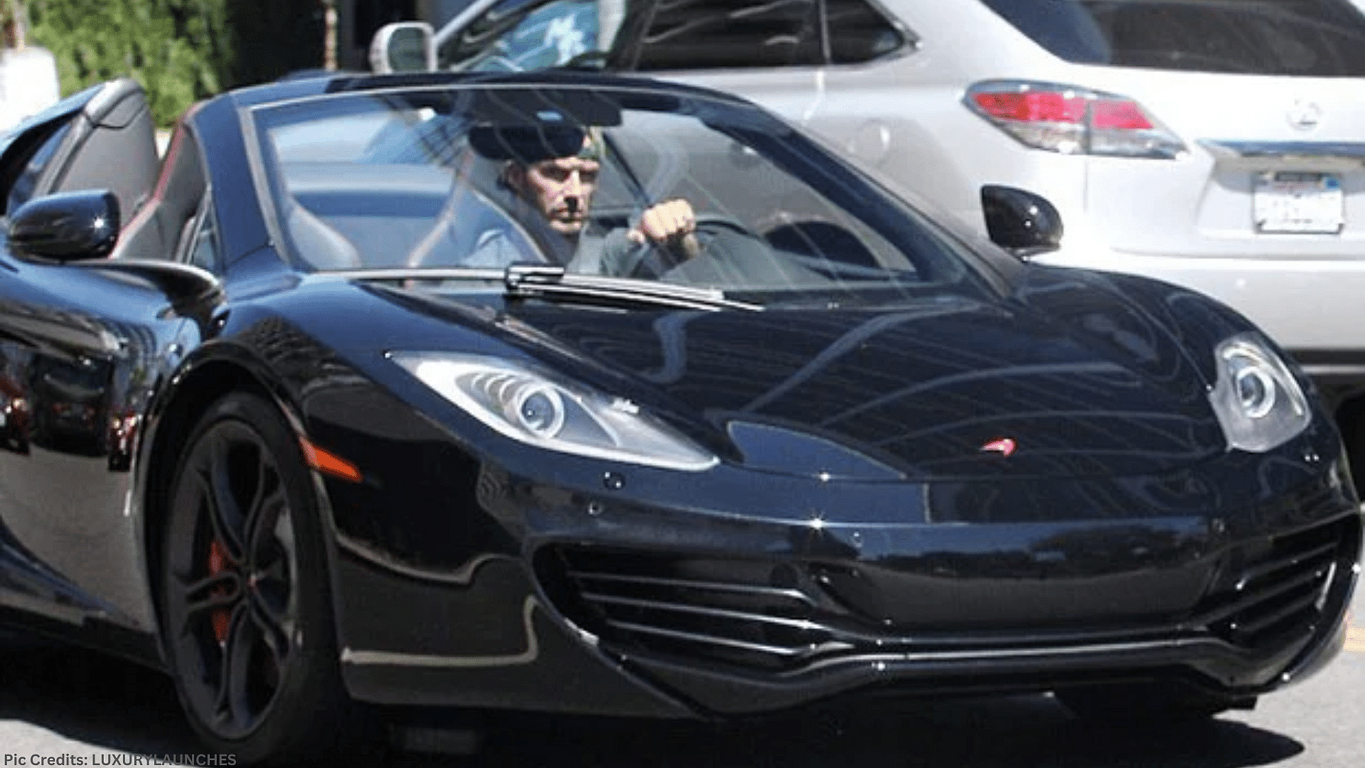  David Beckham 2013 McLaren MP4-12C Spider