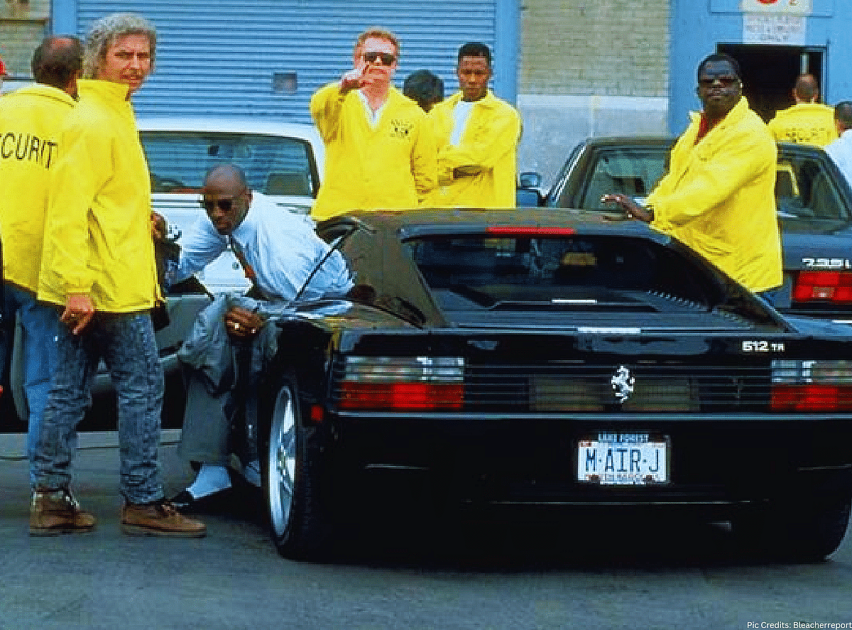 Michael Jordan's Ferrari-512TR