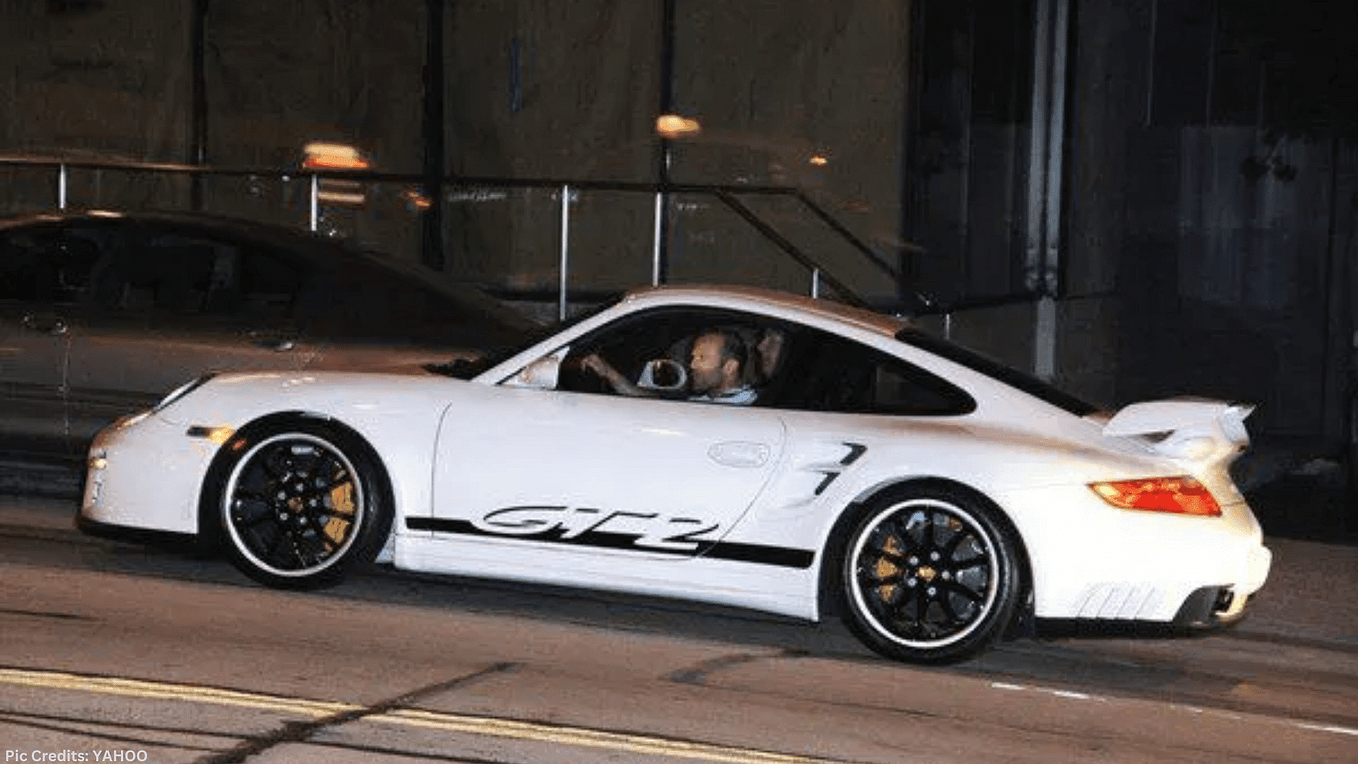 Jason Statham's white Porsche 911 GT2