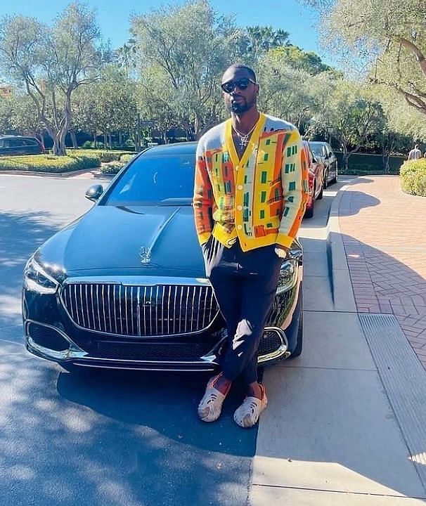 Dwayne Wade with his 2023 Mercedes-Maybach Sedan